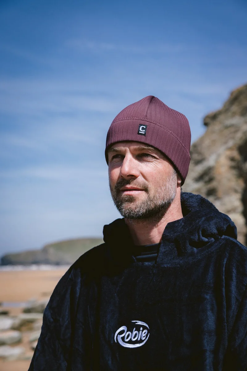 C-Skins Unisex Storm Chaser Thermal Neoprene Swim/Watersports Beanie (Rust)(2mm) - Image 3
