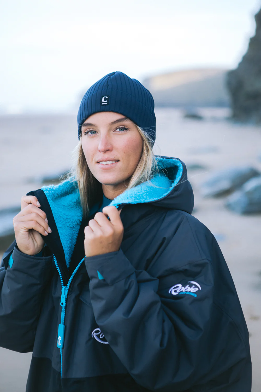 C-Skins Unisex Storm Chaser Thermal Neoprene Swim/Watersports Beanie (Slate Navy)(2mm) - Image 3