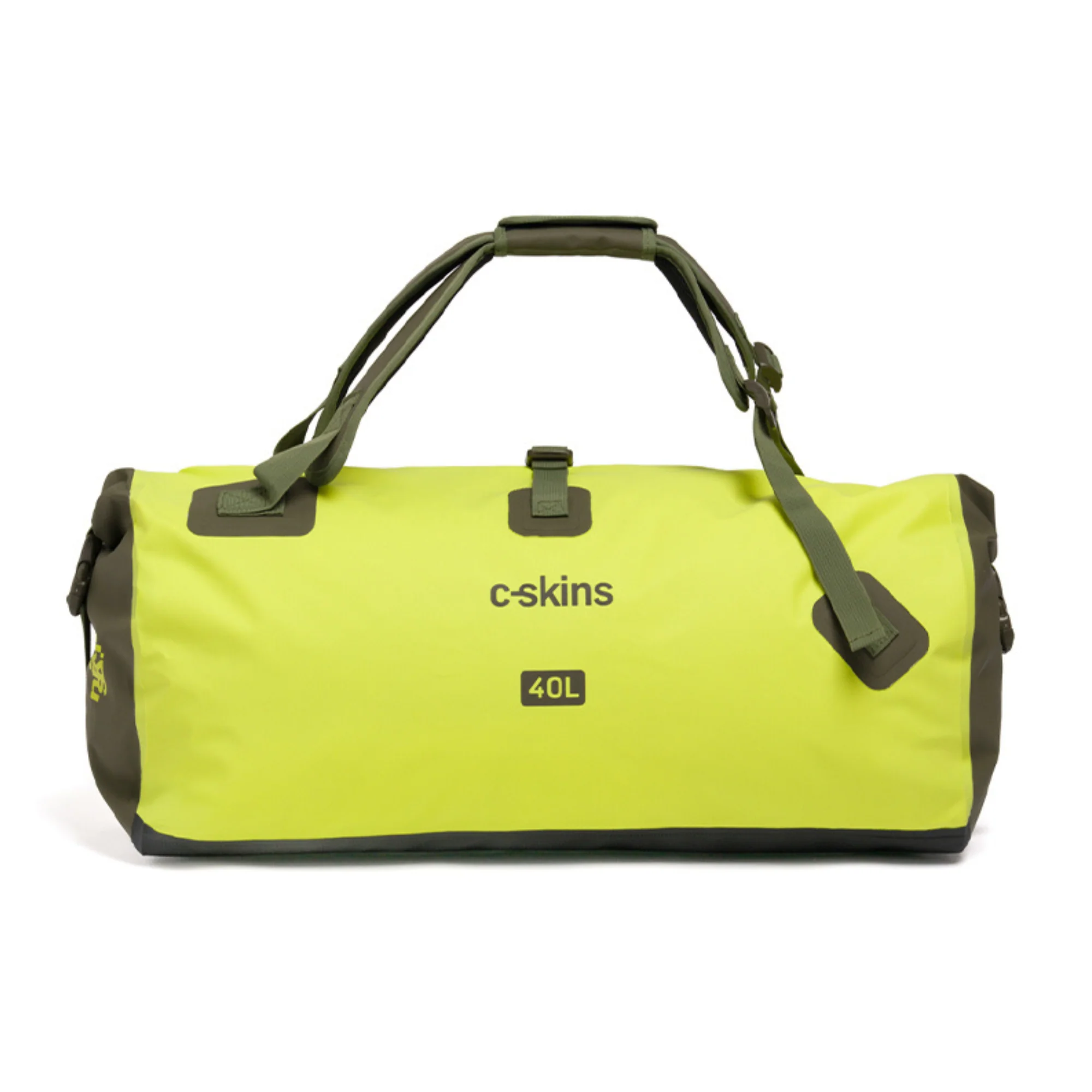 C-Skins Storm Chaser 40L Dry Duffel Bag (Flash Green)