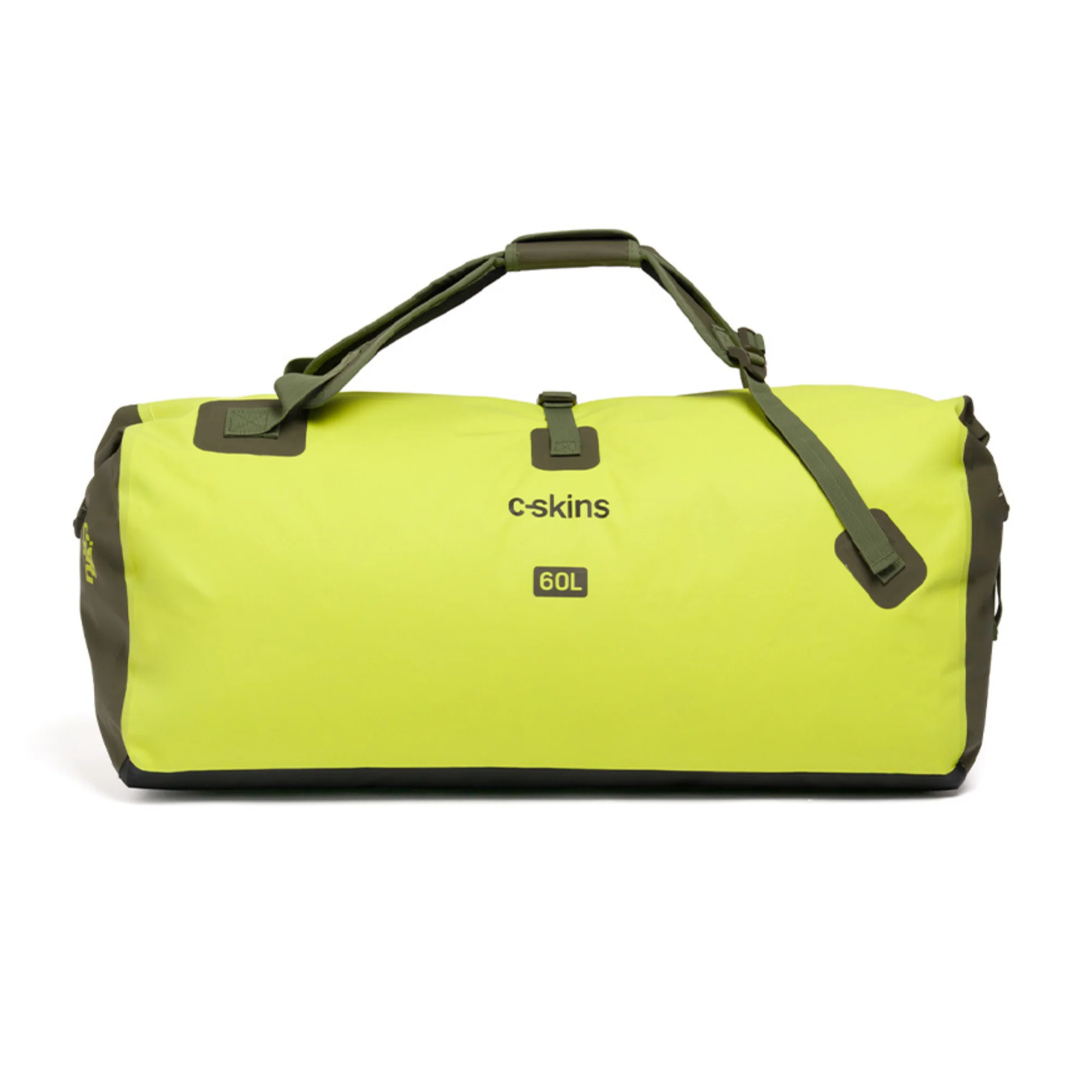 C-Skins Storm Chaser 60L Dry Duffel Bag (Flash Green)