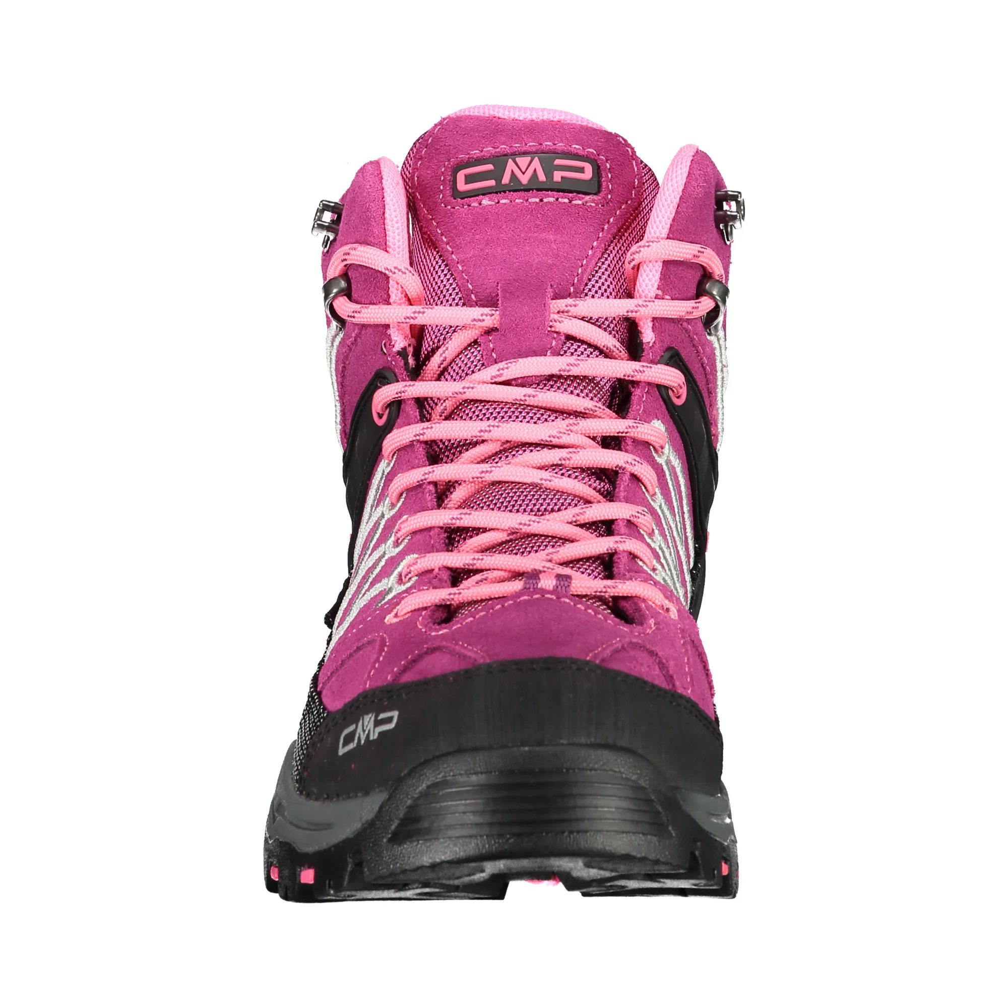 CMP Kids Rigel Trekking Waterproof Mid Trail Boots (Berry/Pink Fluo)(Sizes EU28-37) - Image 4