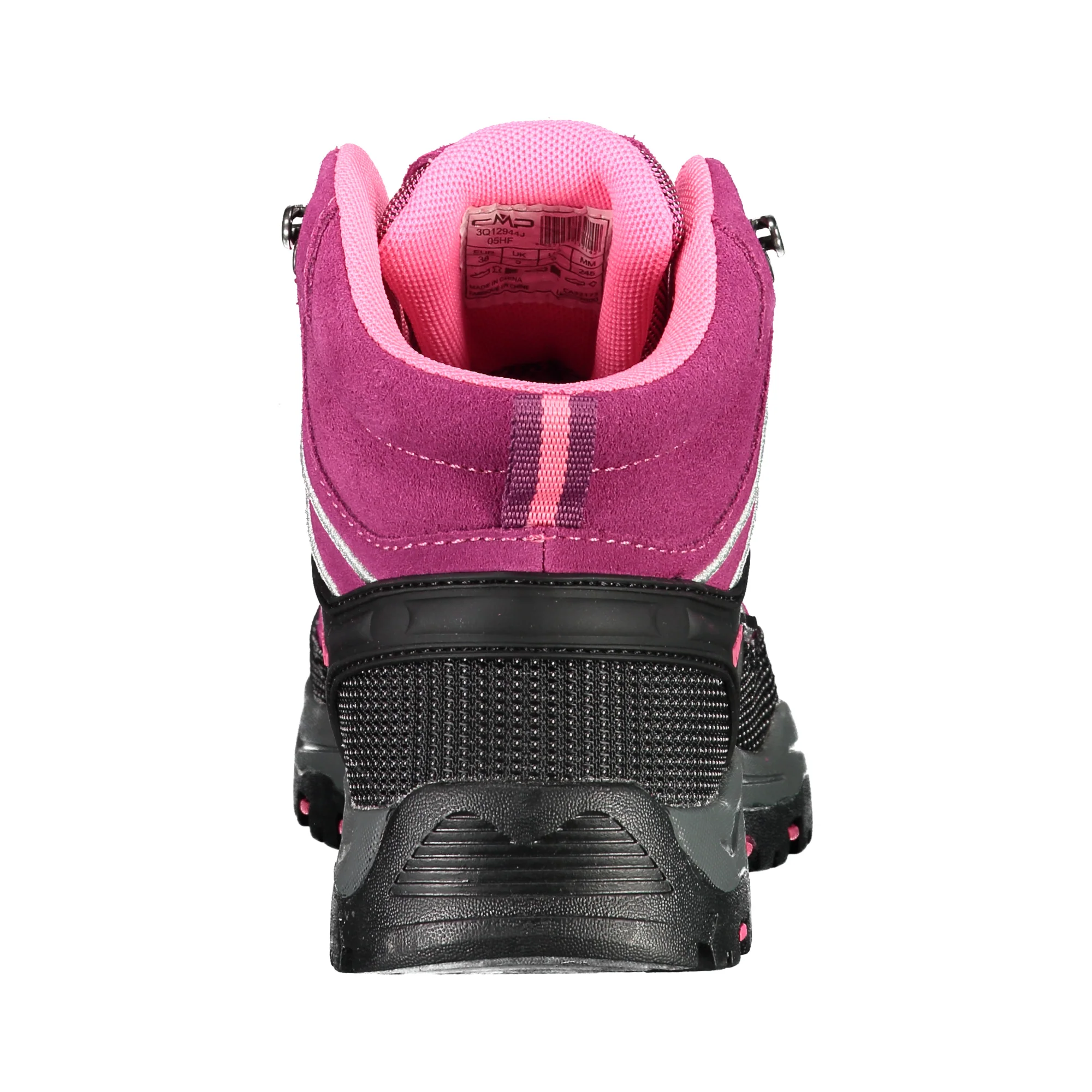 CMP Kids Rigel Trekking Waterproof Mid Trail Boots (Berry/Pink Fluo)(Sizes EU28-37) - Image 5