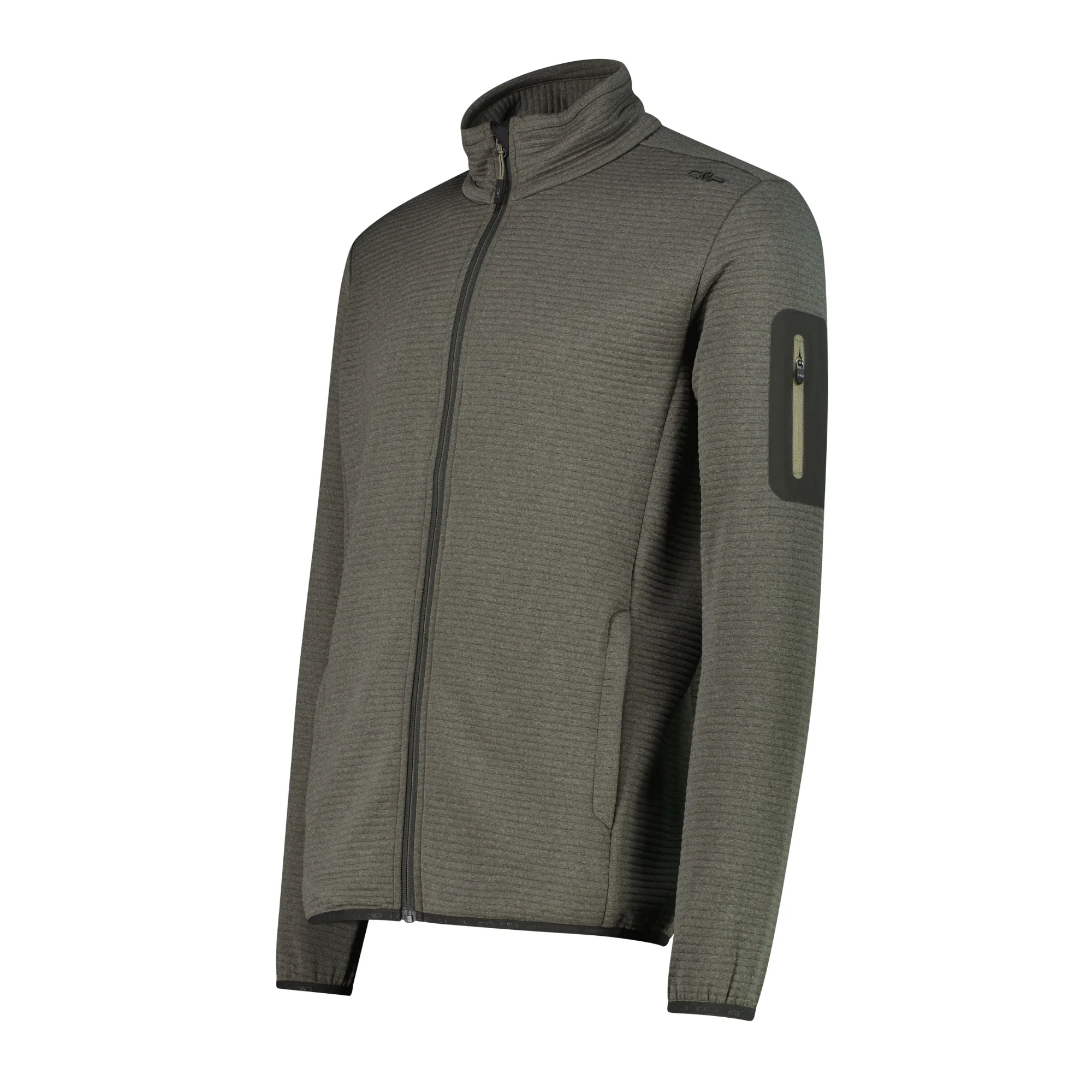 CMP Men's Unlimitech Full Zip Fleece (Pine Mel) - Image 2