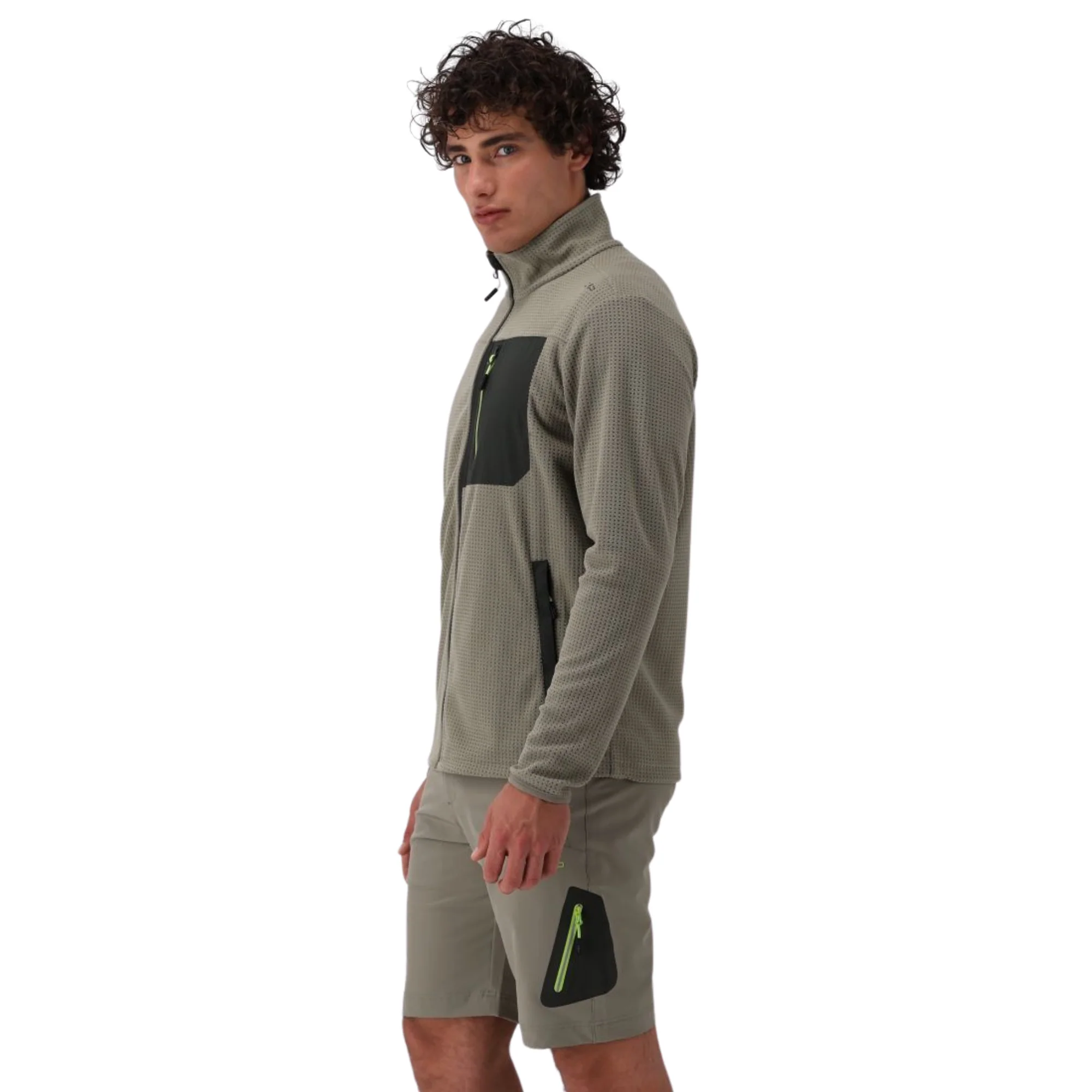 CMP Men's Jacquard Arctic Full Zip Fleece (Sage) - Image 5
