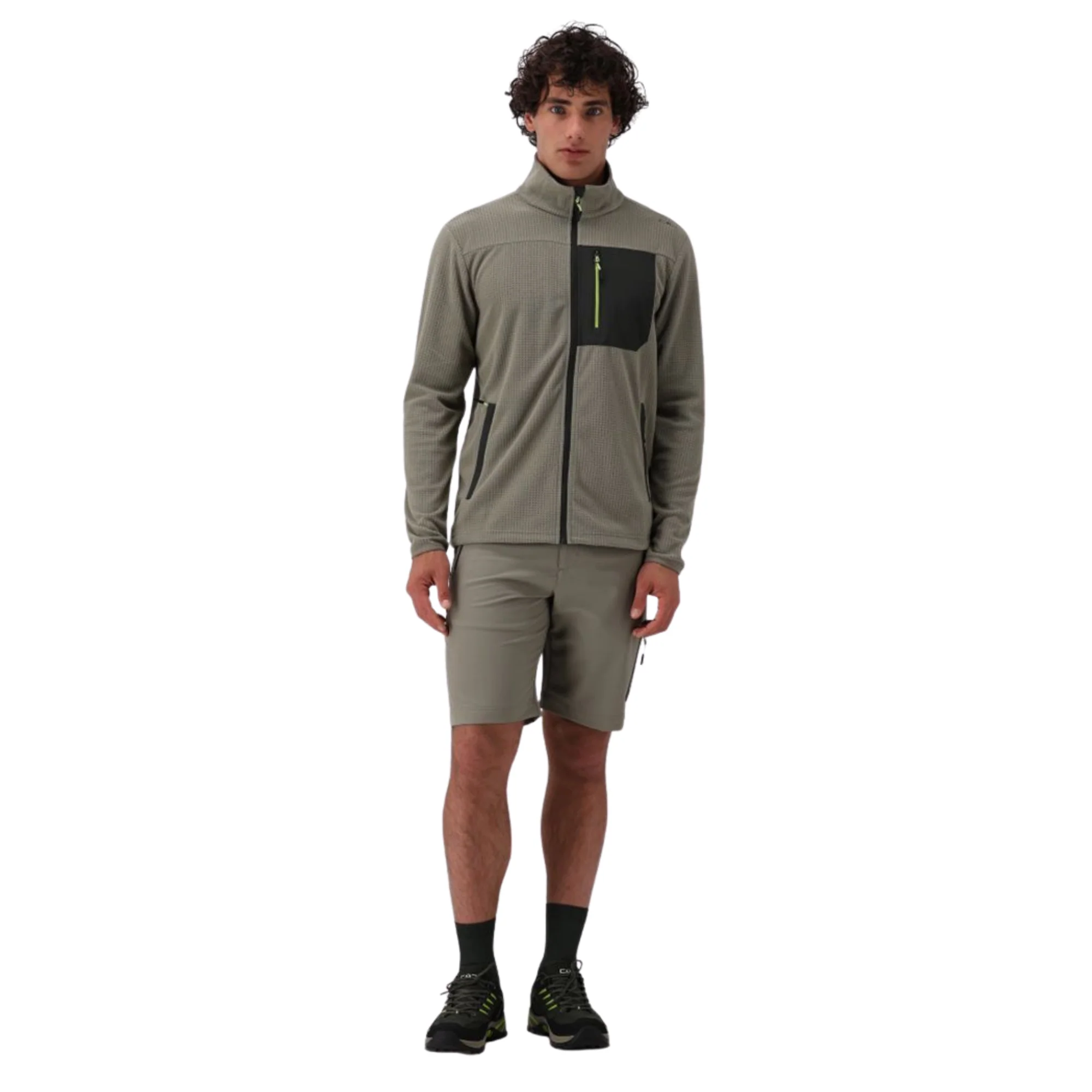 CMP Men's Jacquard Arctic Full Zip Fleece (Sage) - Image 7