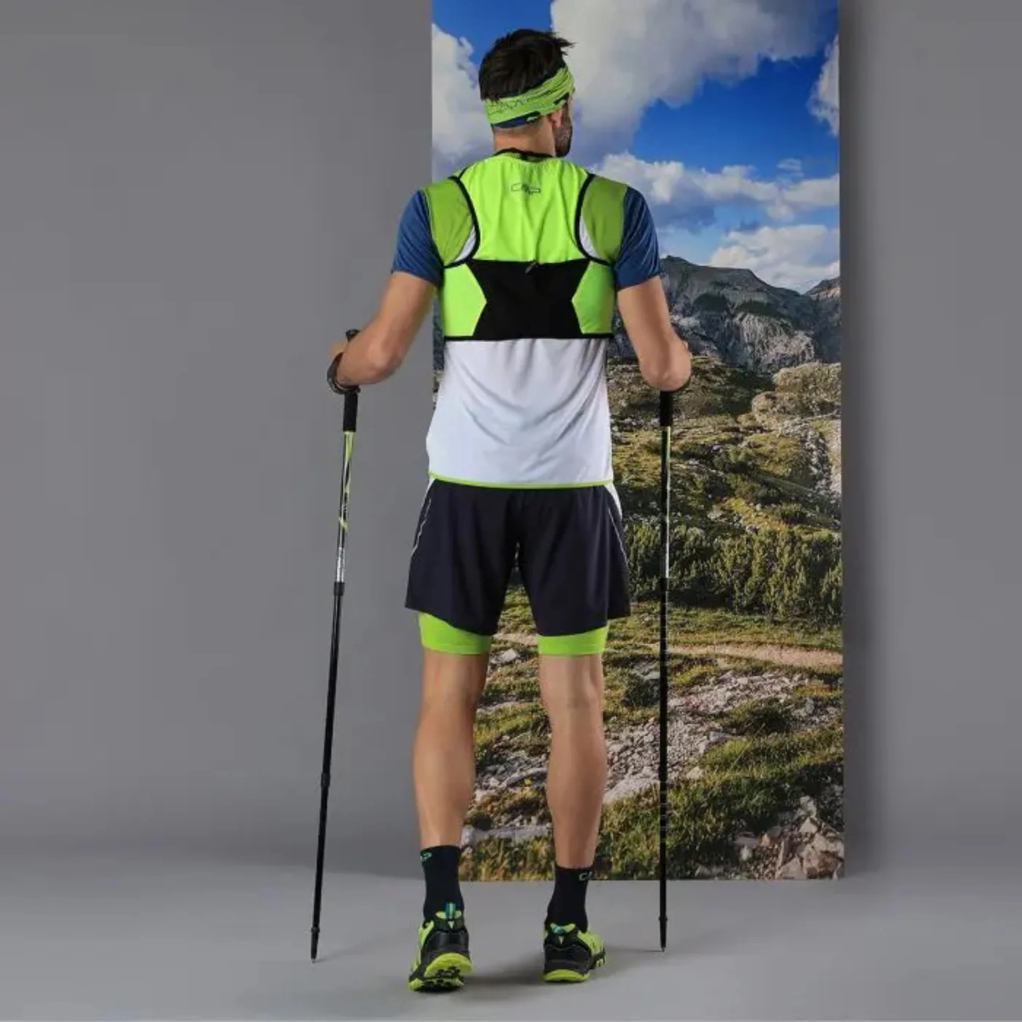 CMP Unisex Santa Fe 8L Trail Running Vest (Acido) - Image 6