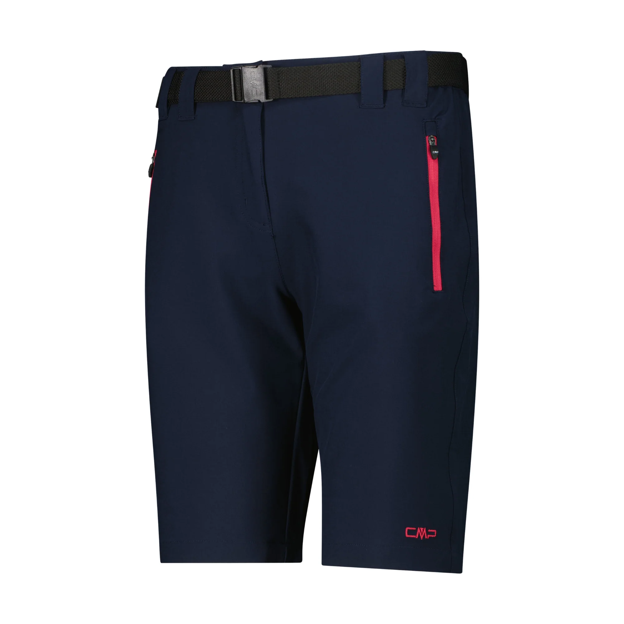 CMP Women's Bermuda Belted Shorts (Blue/Magenta)(10in) - Image 2