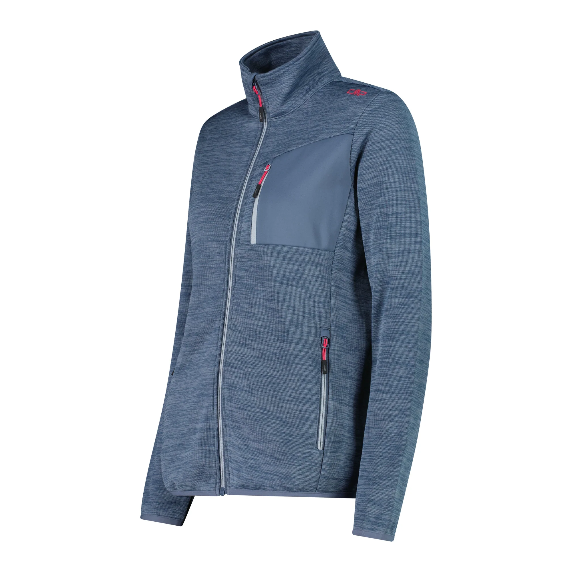 CMP Women's Jacquard Full Zip Fleece (Space Mel) - Image 2