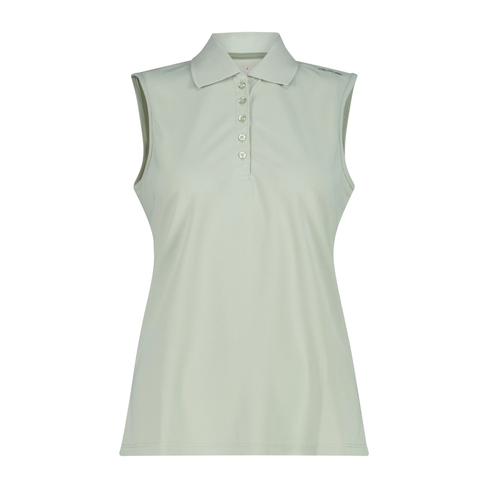 CMP Women's Sleeveless Technical Polo Shirt (Pistachio)