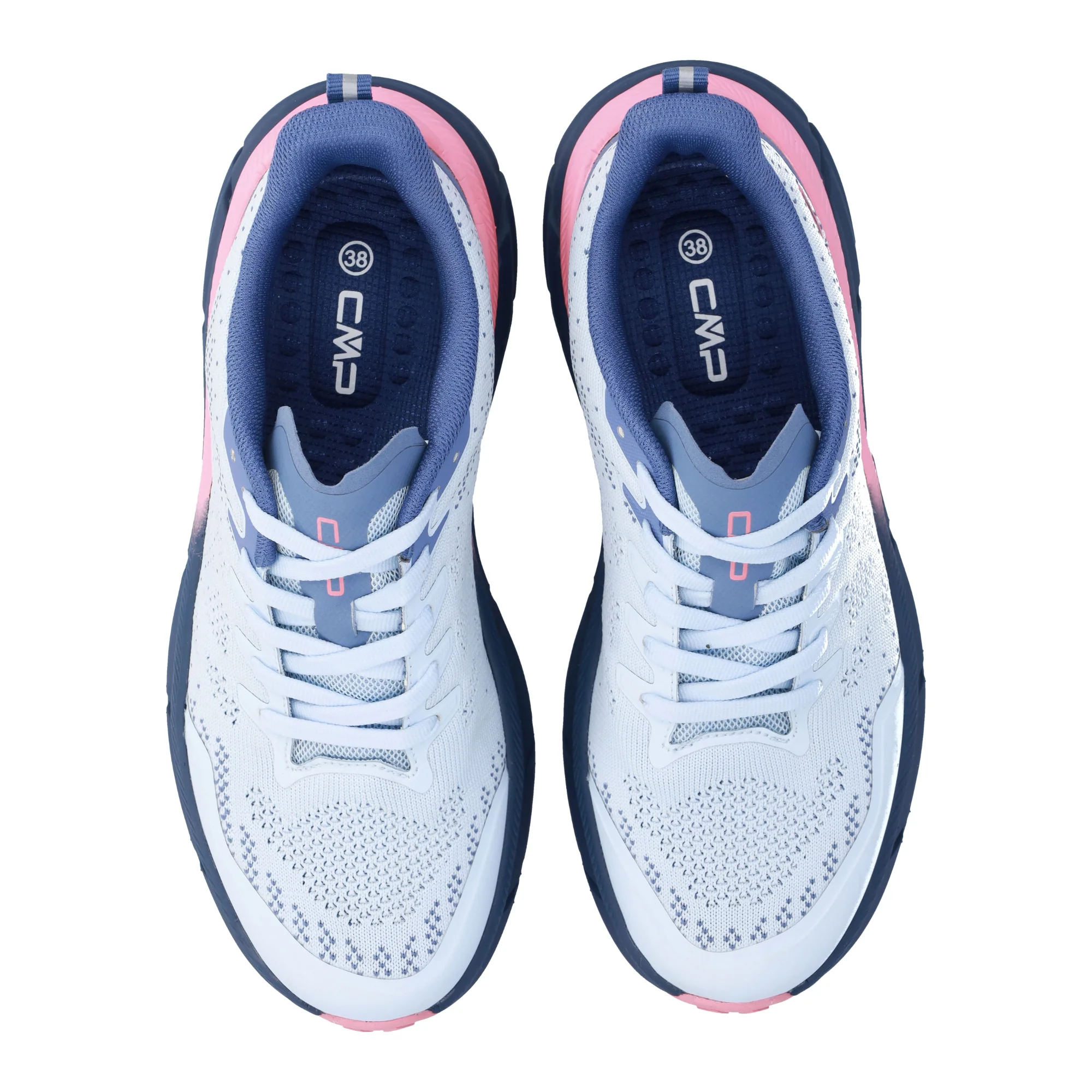 CMP Women's Rahmsy Vegan Friendly Trail Shoes (Sky Blue/Coral) - Image 5