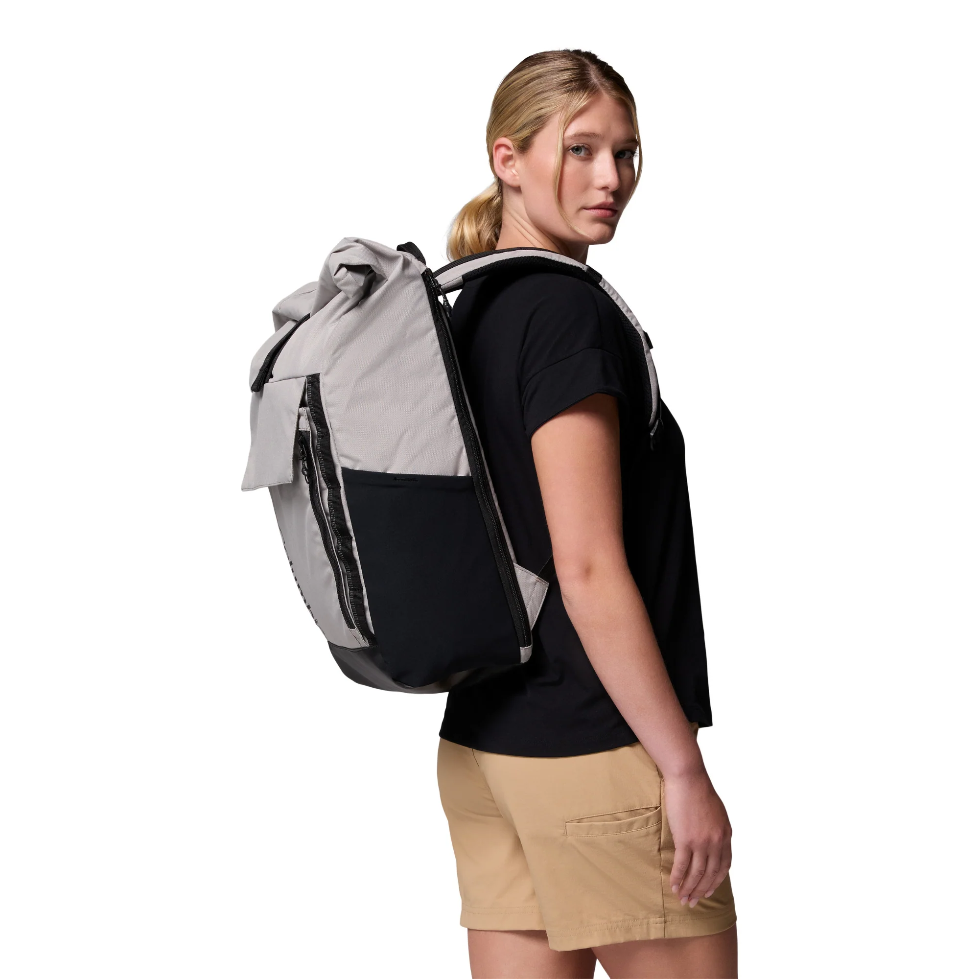 Columbia Convey III 27L Rolltop Backpack (Flint Grey/Black) - Image 11