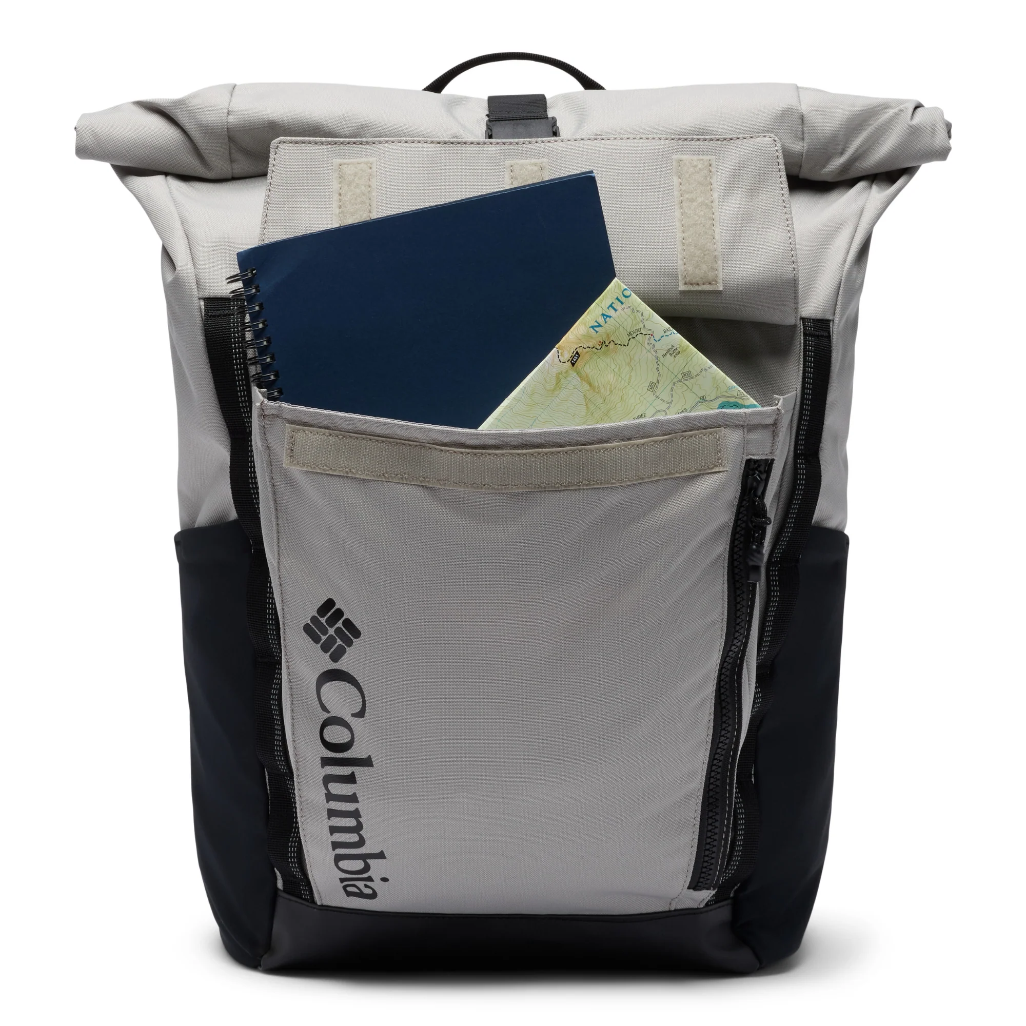 Columbia Convey III 27L Rolltop Backpack (Flint Grey/Black) - Image 3