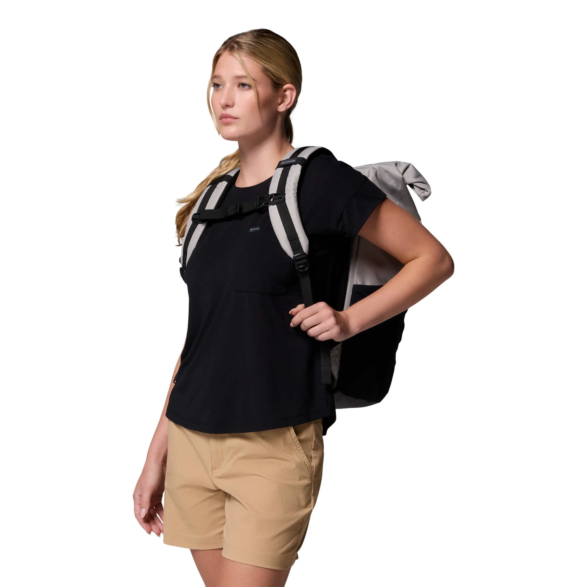 Columbia Convey III 27L Rolltop Backpack (Flint Grey/Black) - Image 7