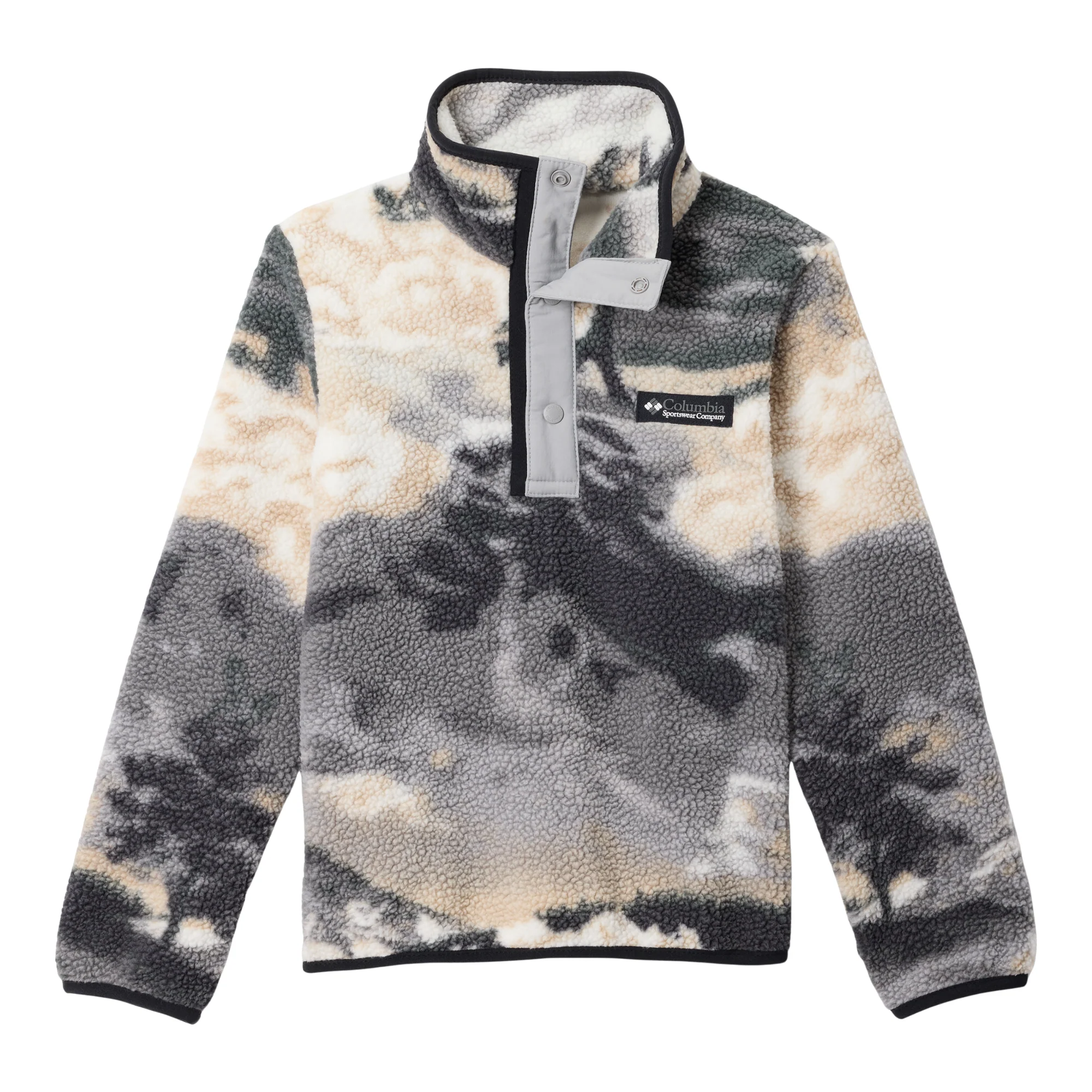 Columbia Kids Helvetia II Printed Half Snap Fleece (Shark Dreaming/Columbia Grey)