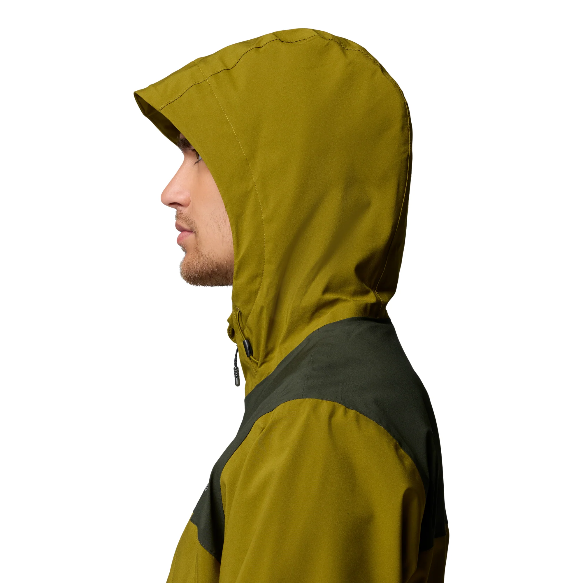 Columbia Men's Boulder Falls Waterproof Jacket (Mossy Green/Greenscape) - Image 7