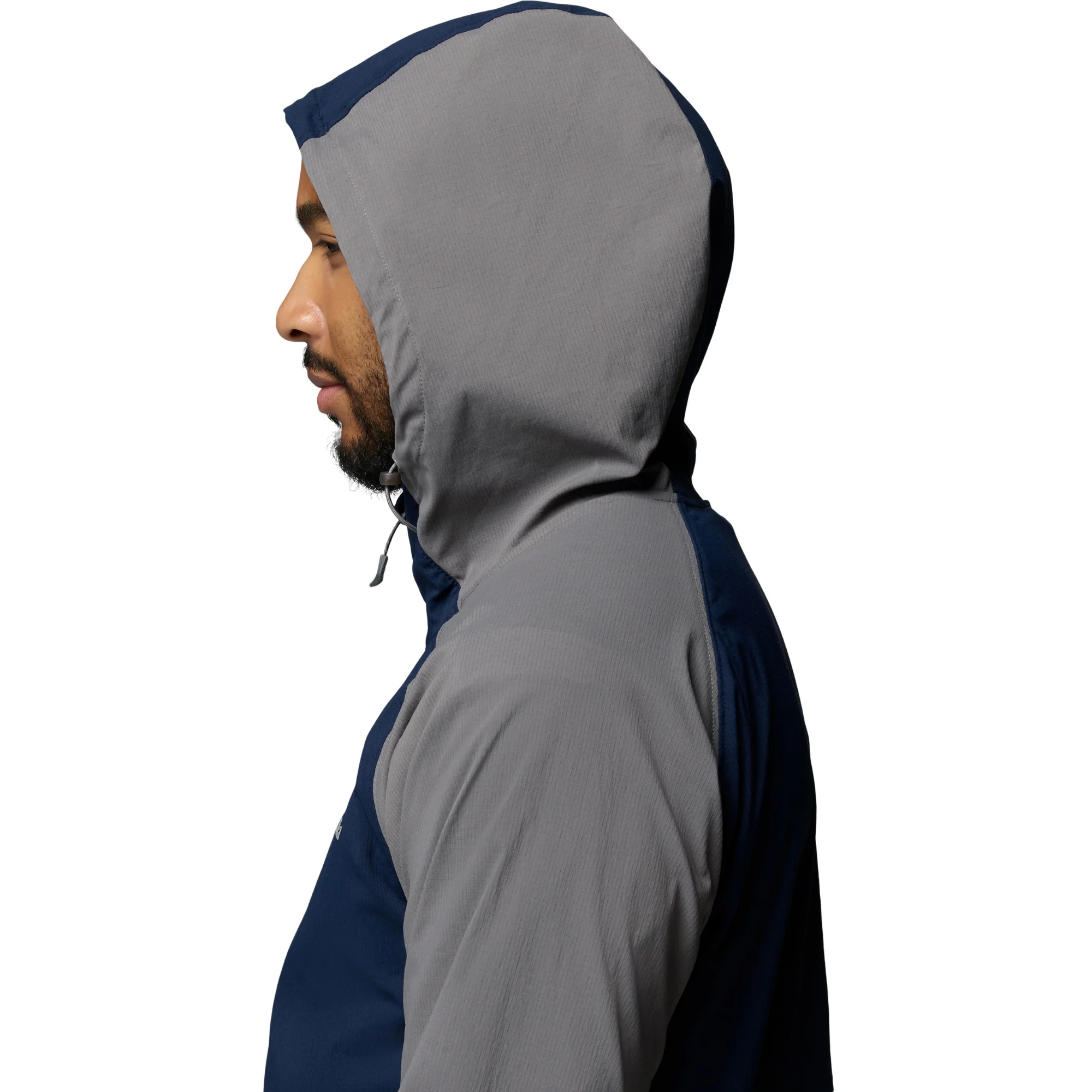 Columbia Men's Columbia Tech II Wind Softshell Jacket (City Grey/Collegiate Navy) - Image 4