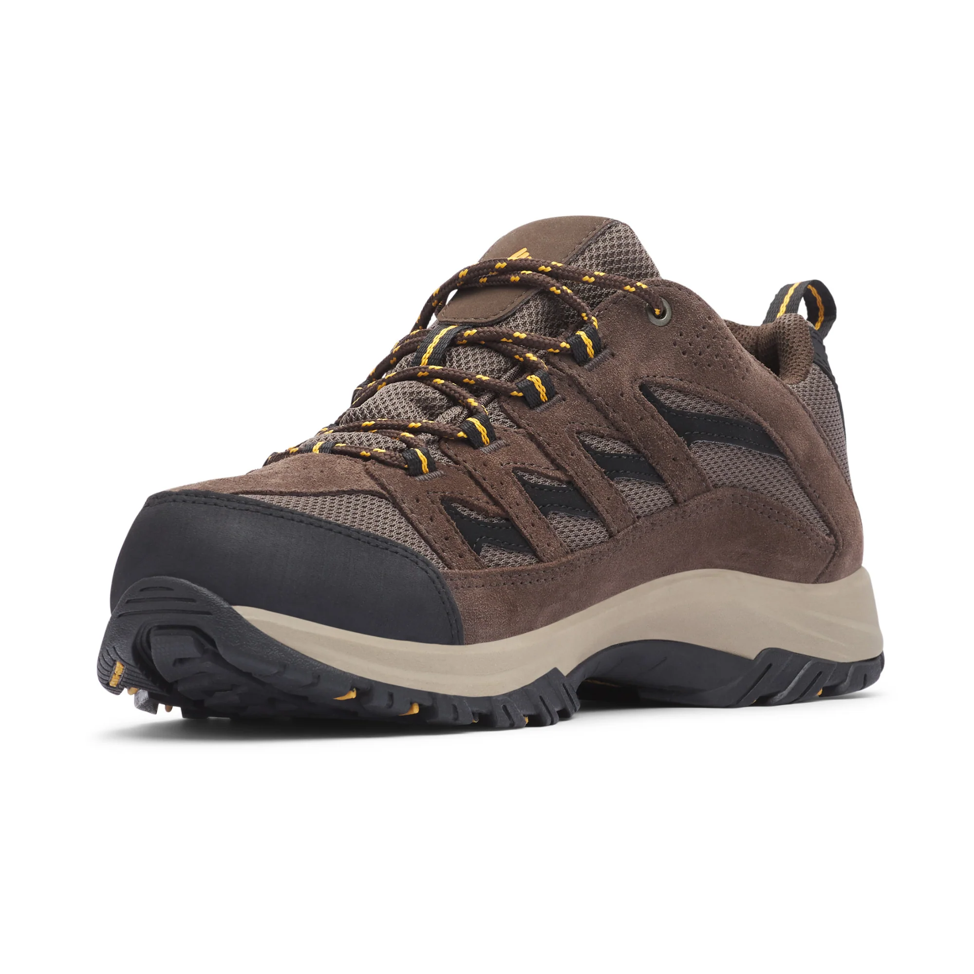 Columbia Men's Crestwood Waterproof Trail Shoes (Mud/Squash) - Image 4