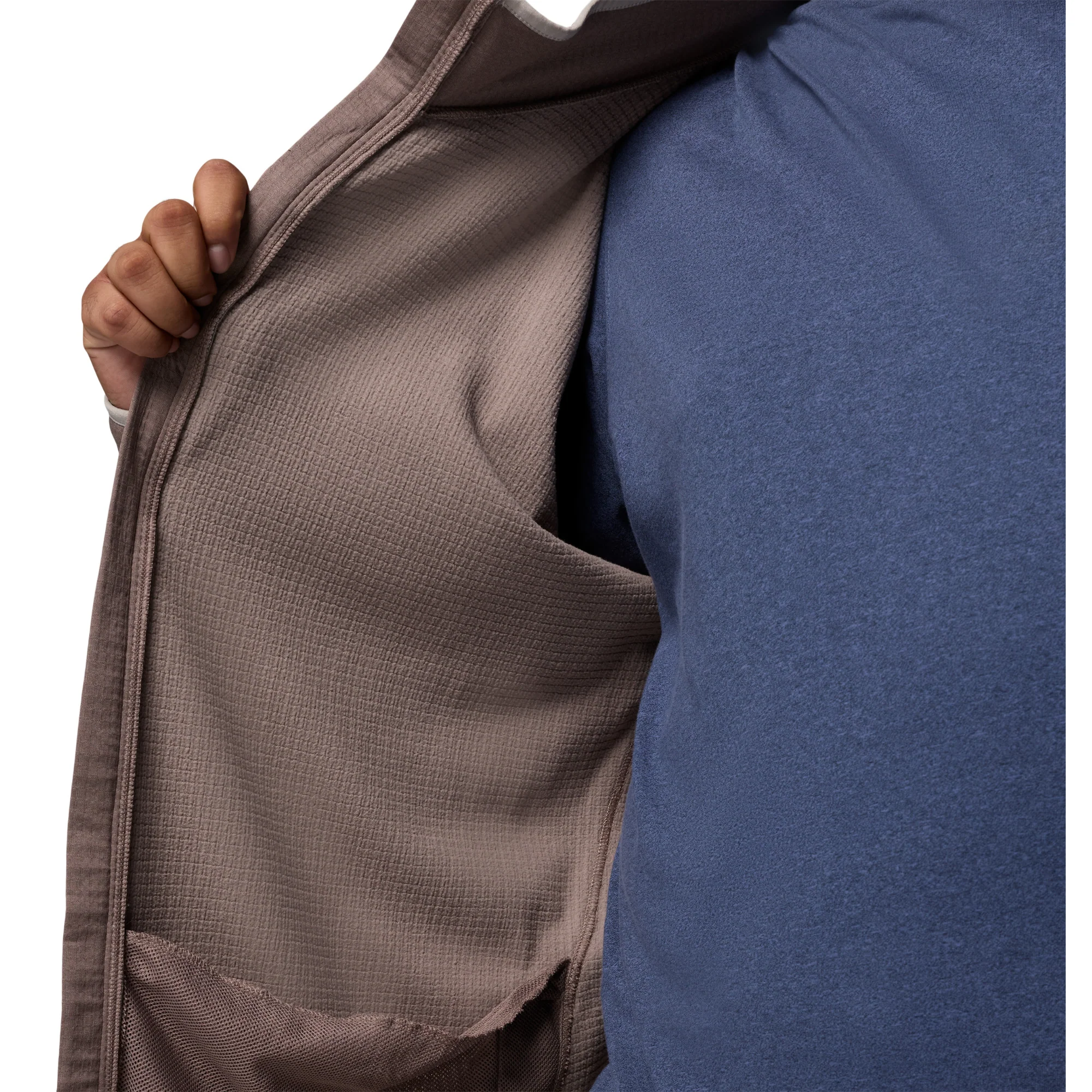 Columbia Men's Essential Hike Grid Full Zip Fleece (Iron/Flint Grey) - Image 12