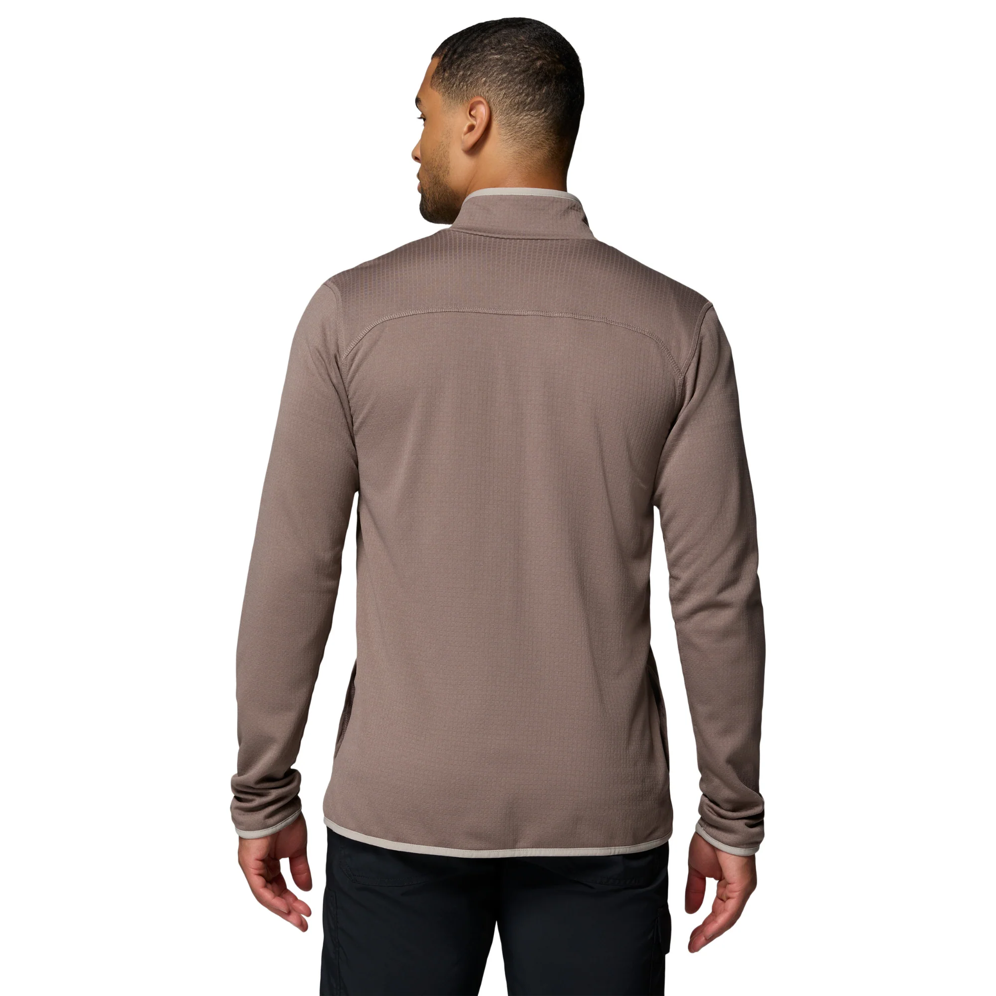 Columbia Men's Essential Hike Grid Full Zip Fleece (Iron/Flint Grey) - Image 5