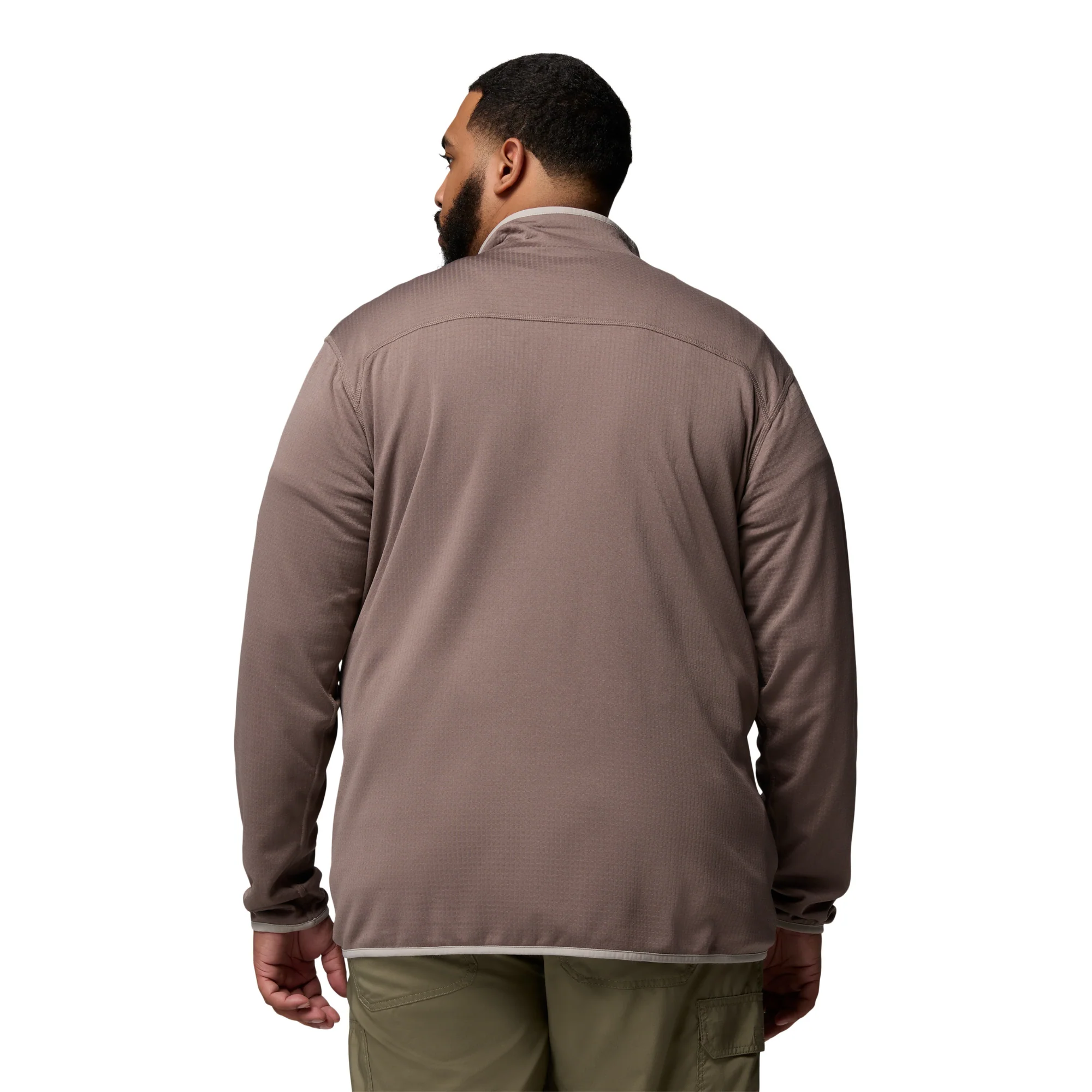 Columbia Men's Essential Hike Grid Full Zip Fleece (Iron/Flint Grey) - Image 6