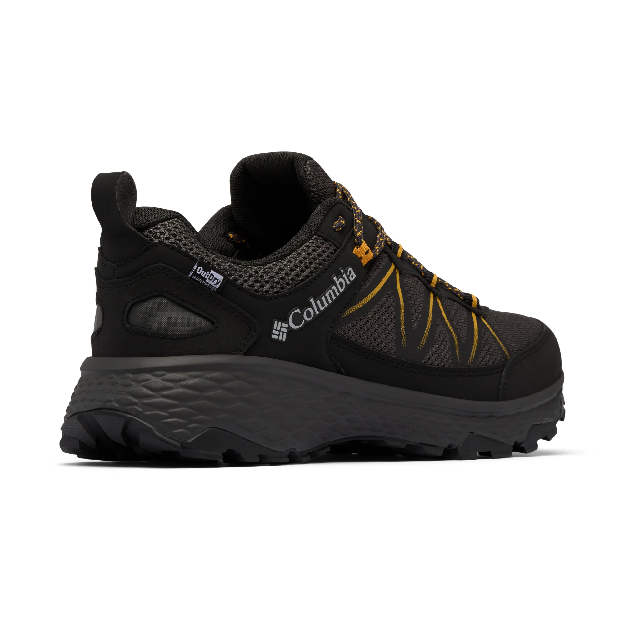 Columbia Men's Peakfreak Rush Outdry Waterproof Trail Shoes (Black/Raw Honey) - Image 7