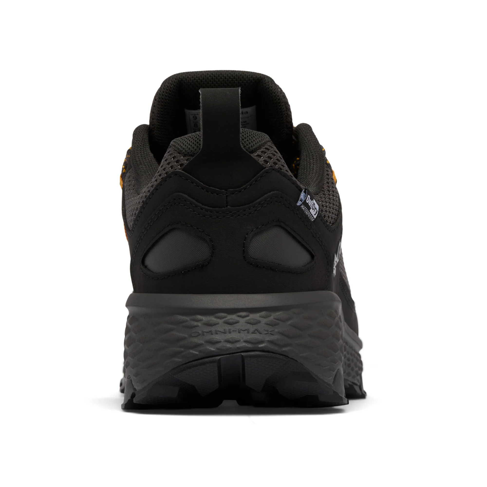 Columbia Men's Peakfreak Rush Outdry Waterproof Trail Shoes (Black/Raw Honey) - Image 9