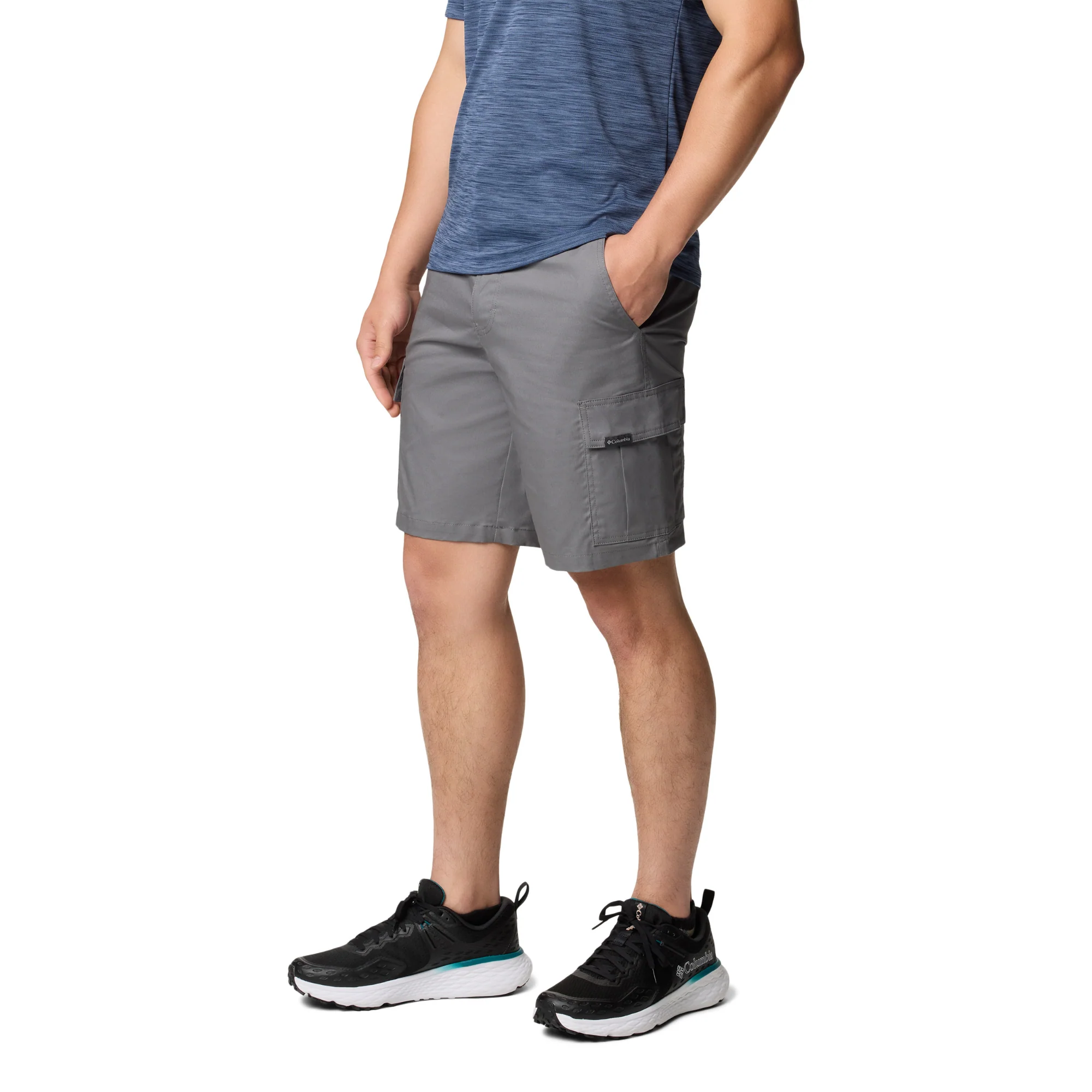 Columbia Men's Rapid Rivers Cargo Shorts (City Grey)(9in) - Image 2