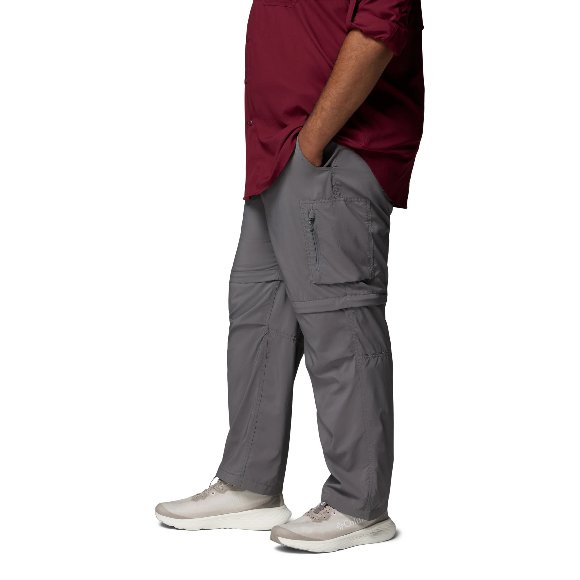 Columbia Men's Silver Ridge EU UPF50 Convertible Utility Trousers (City Grey) - Image 4