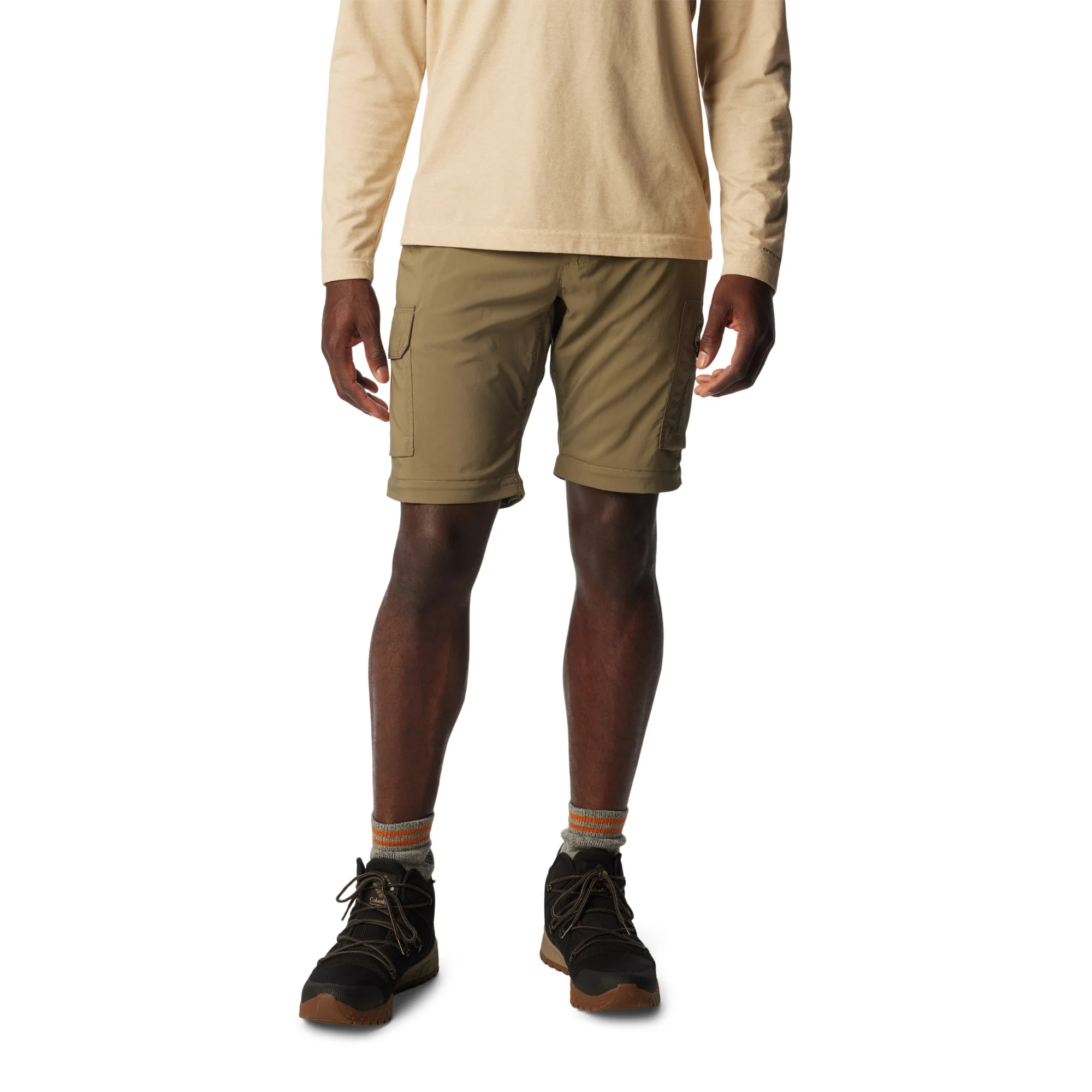 Columbia Men's Silver Ridge UPF50 Convertible Utility Trousers (Stone Green) - Image 2
