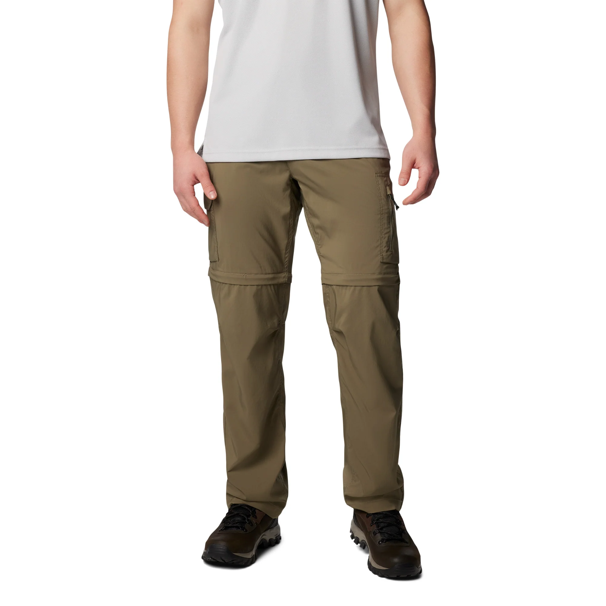 Columbia Men's Silver Ridge UPF50 Convertible Utility Trousers (Stone Green) - Image 3