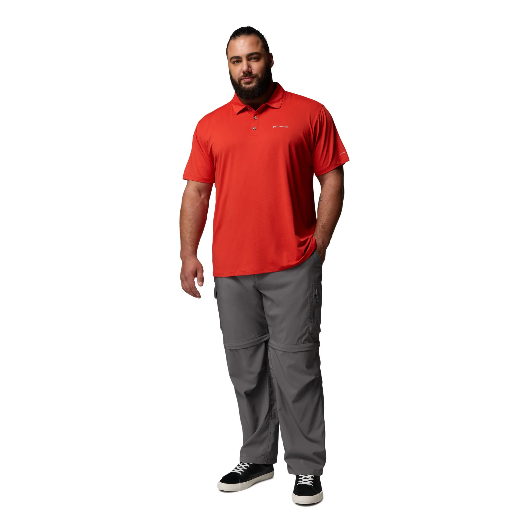 Columbia Men's Tech Trail Utility Technical Polo Shirt (Super Sonic) - Image 10