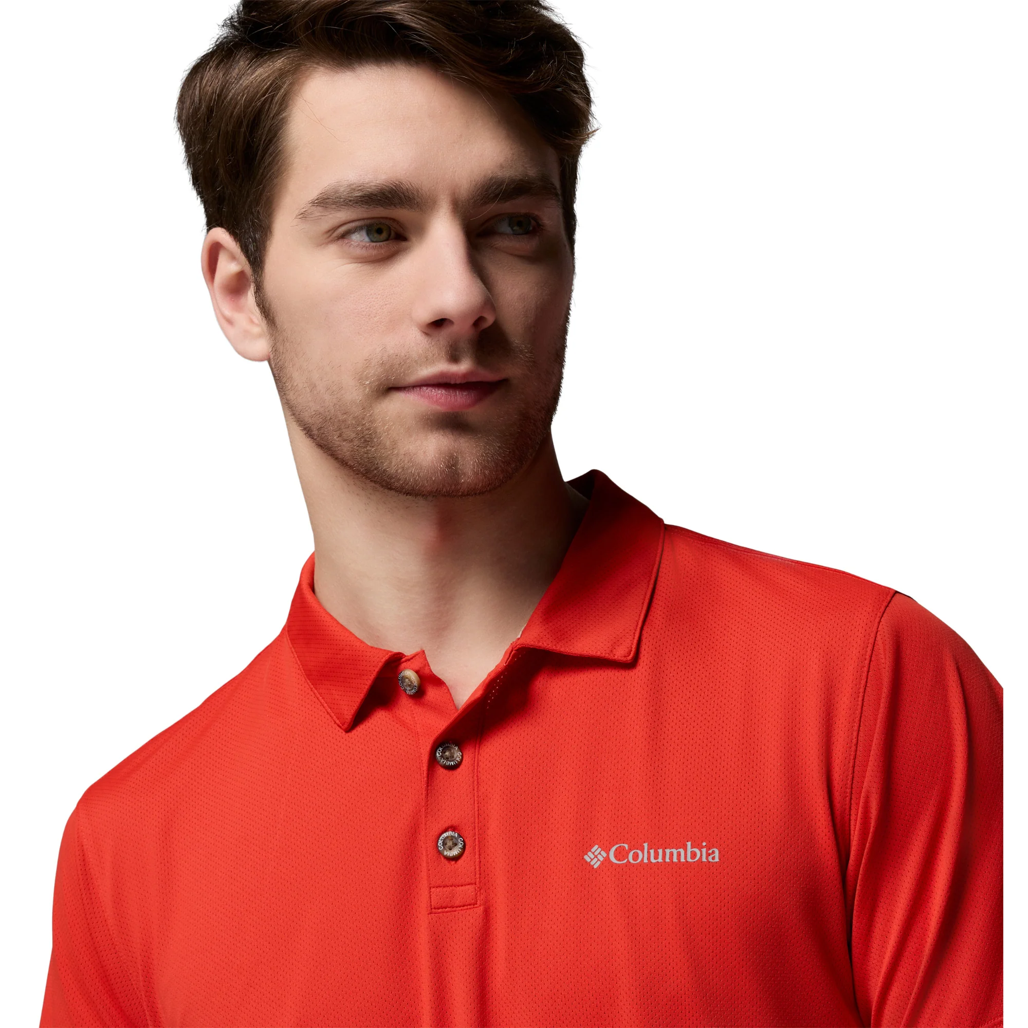 Columbia Men's Tech Trail Utility Technical Polo Shirt (Super Sonic) - Image 7