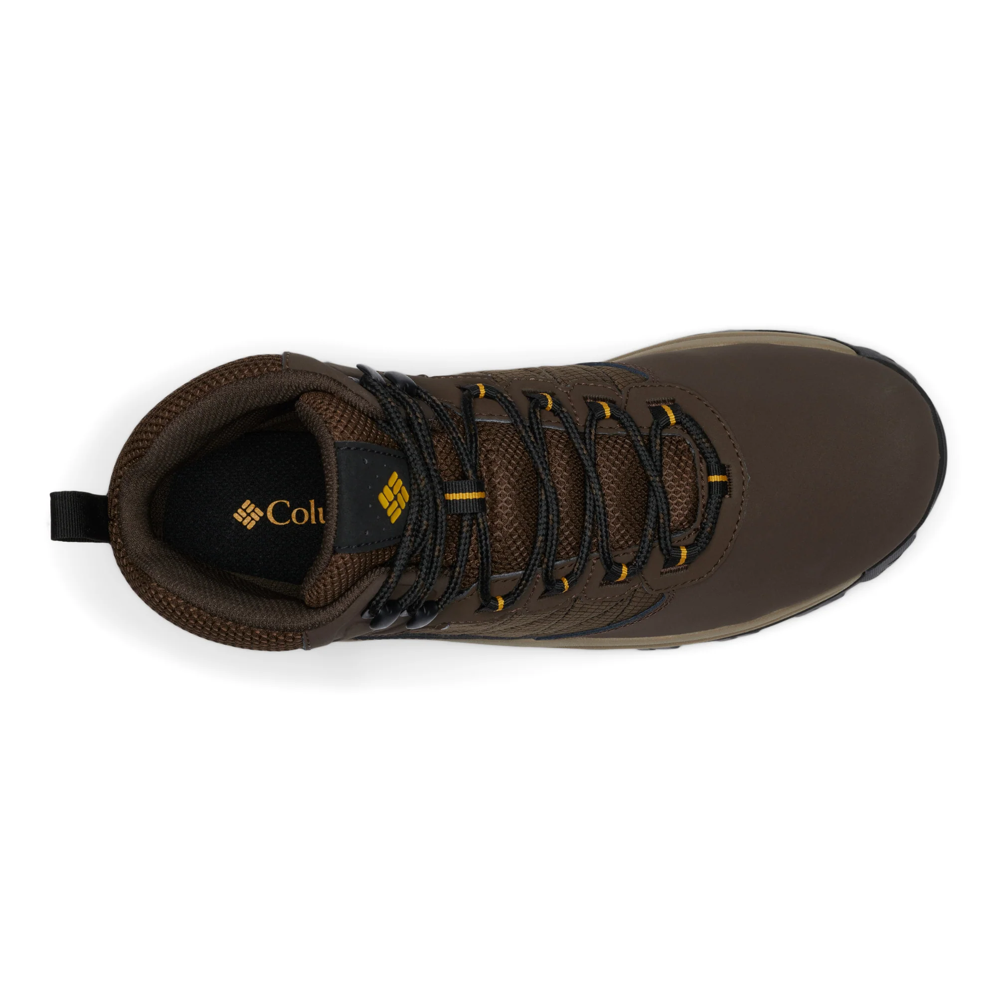 Columbia Men's Transverse Hike Waterproof Trail Boots (Cordovan/Golden Yellow) - Image 6