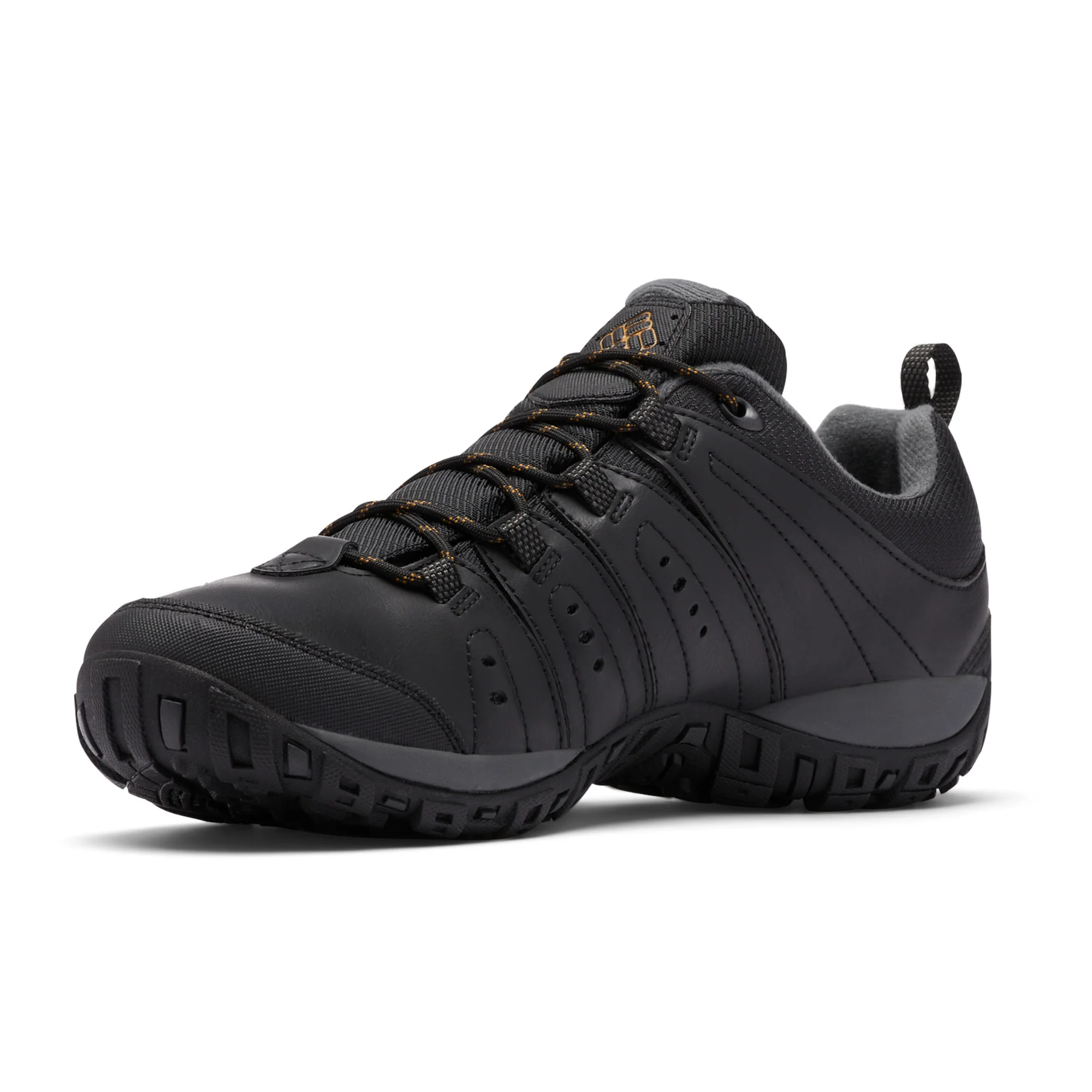 Columbia Men's Woodburn II Waterproof Trail Shoes (Black/Caramel) - Image 4