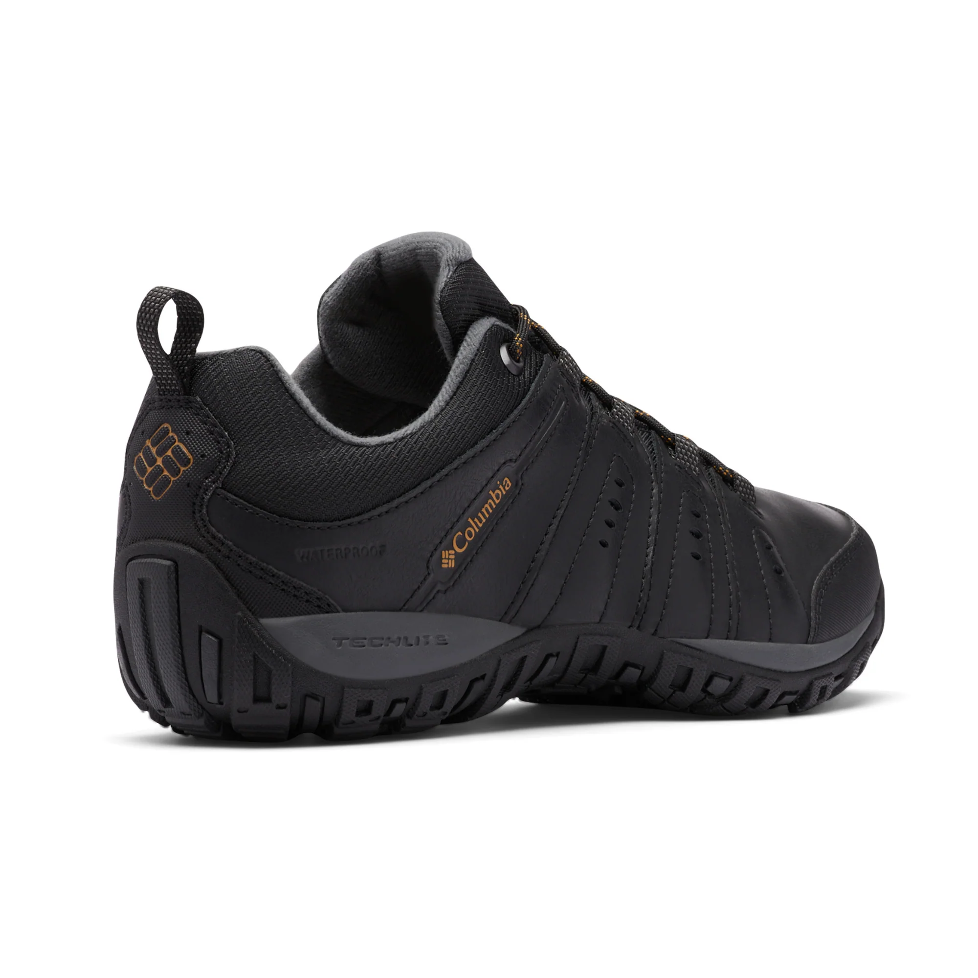 Columbia Men's Woodburn II Waterproof Trail Shoes (Black/Caramel) - Image 5