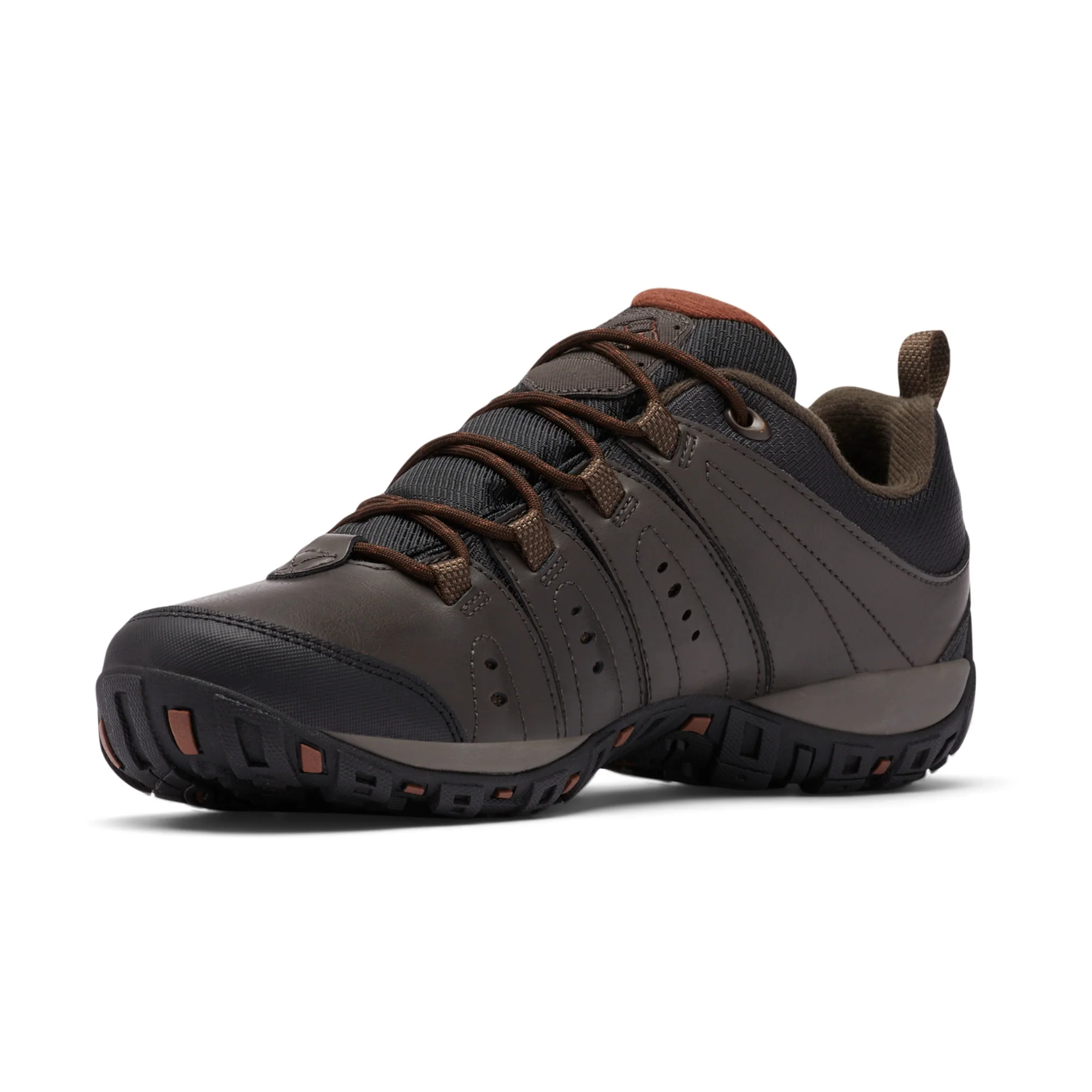 Columbia Men's Woodburn II Waterproof Trail Shoes (Cordovan/Cinnamon) - Image 4