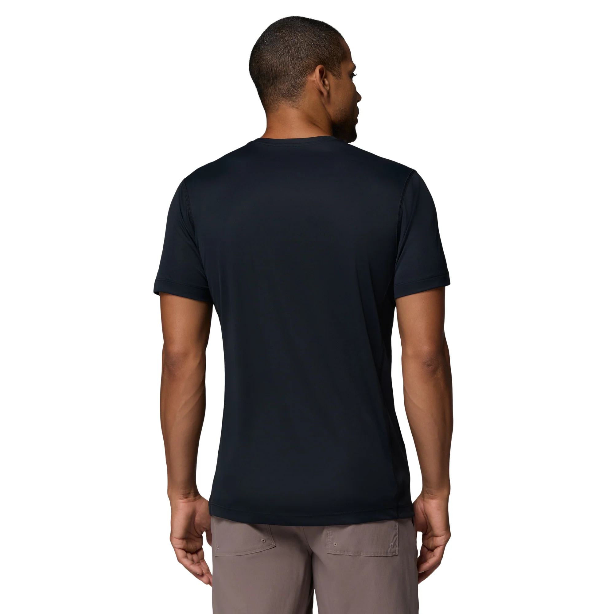 Columbia Men's Zero Rules Short Sleeve Crew Neck Light Technical Tee (Black) - Image 3