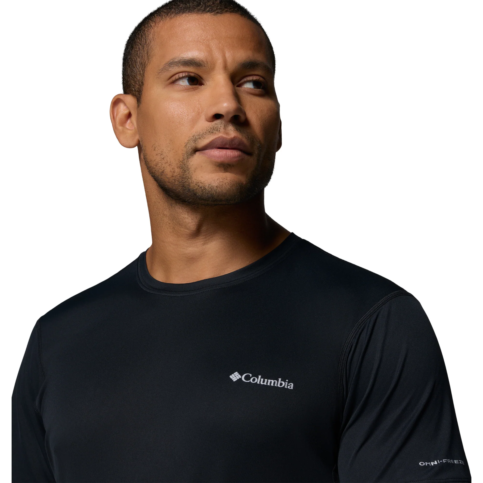 Columbia Men's Zero Rules Short Sleeve Crew Neck Light Technical Tee (Black) - Image 4