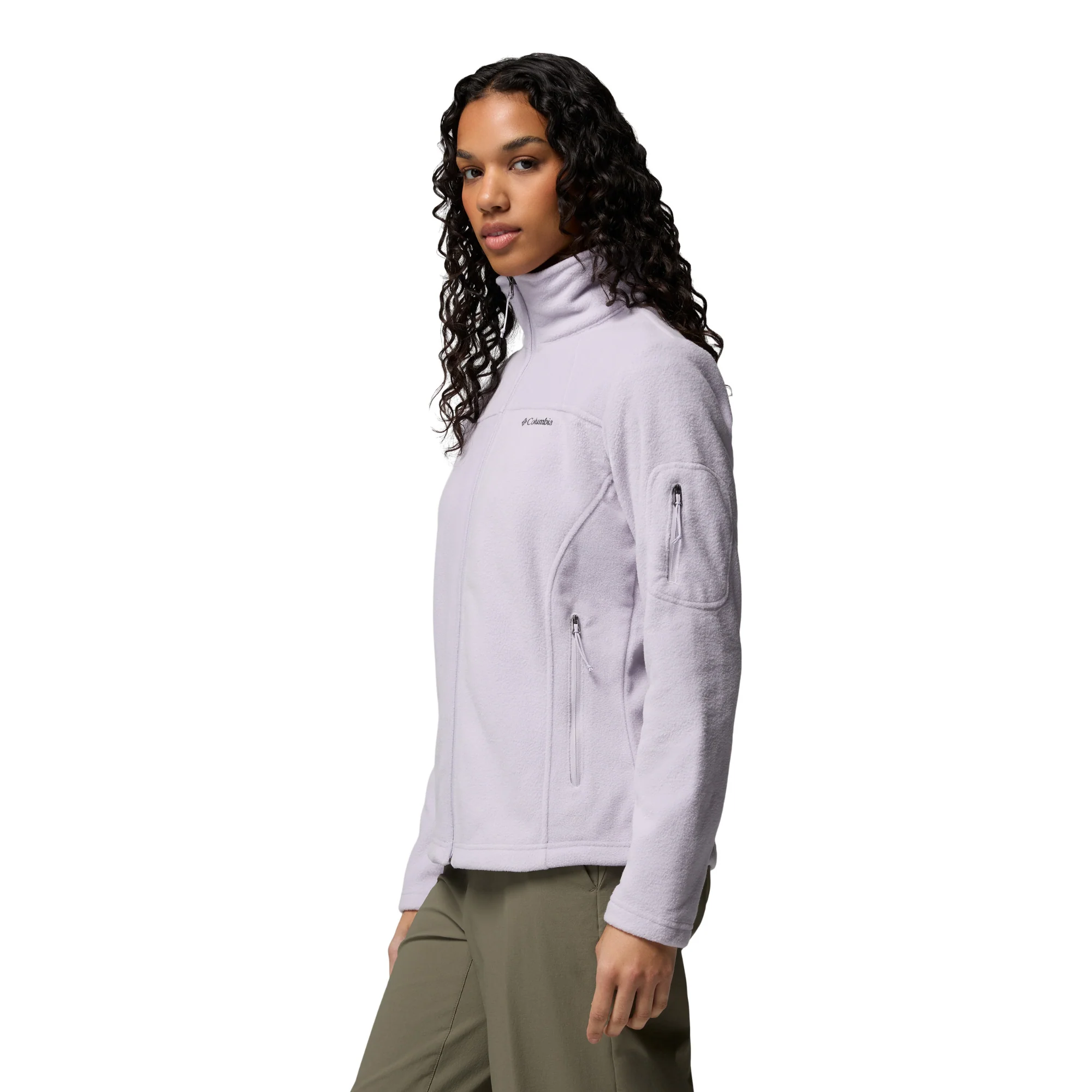 Columbia Women's Fast Trek II Full Zip Fleece (Lavender Pearl) - Image 2