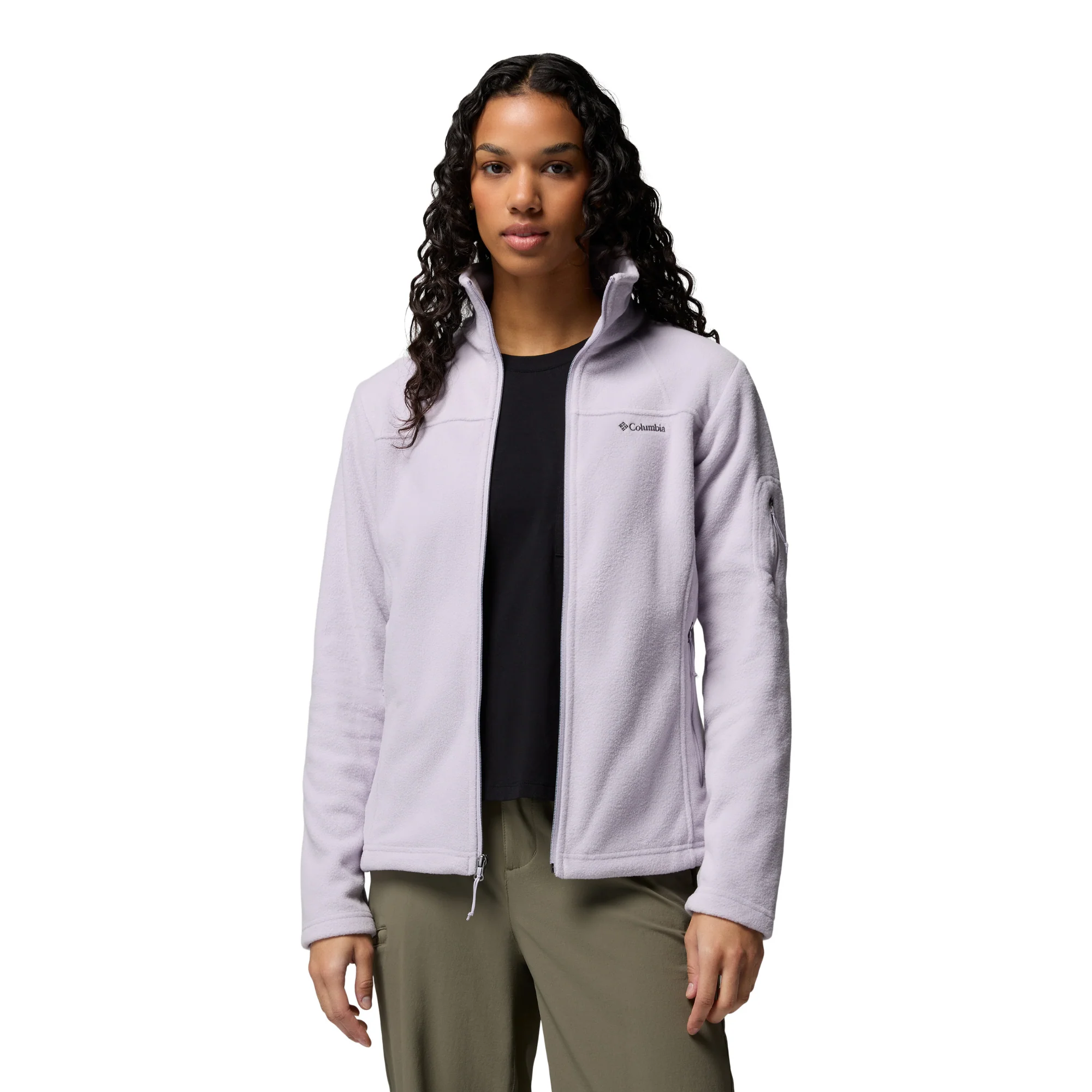 Columbia Women's Fast Trek II Full Zip Fleece (Lavender Pearl) - Image 4