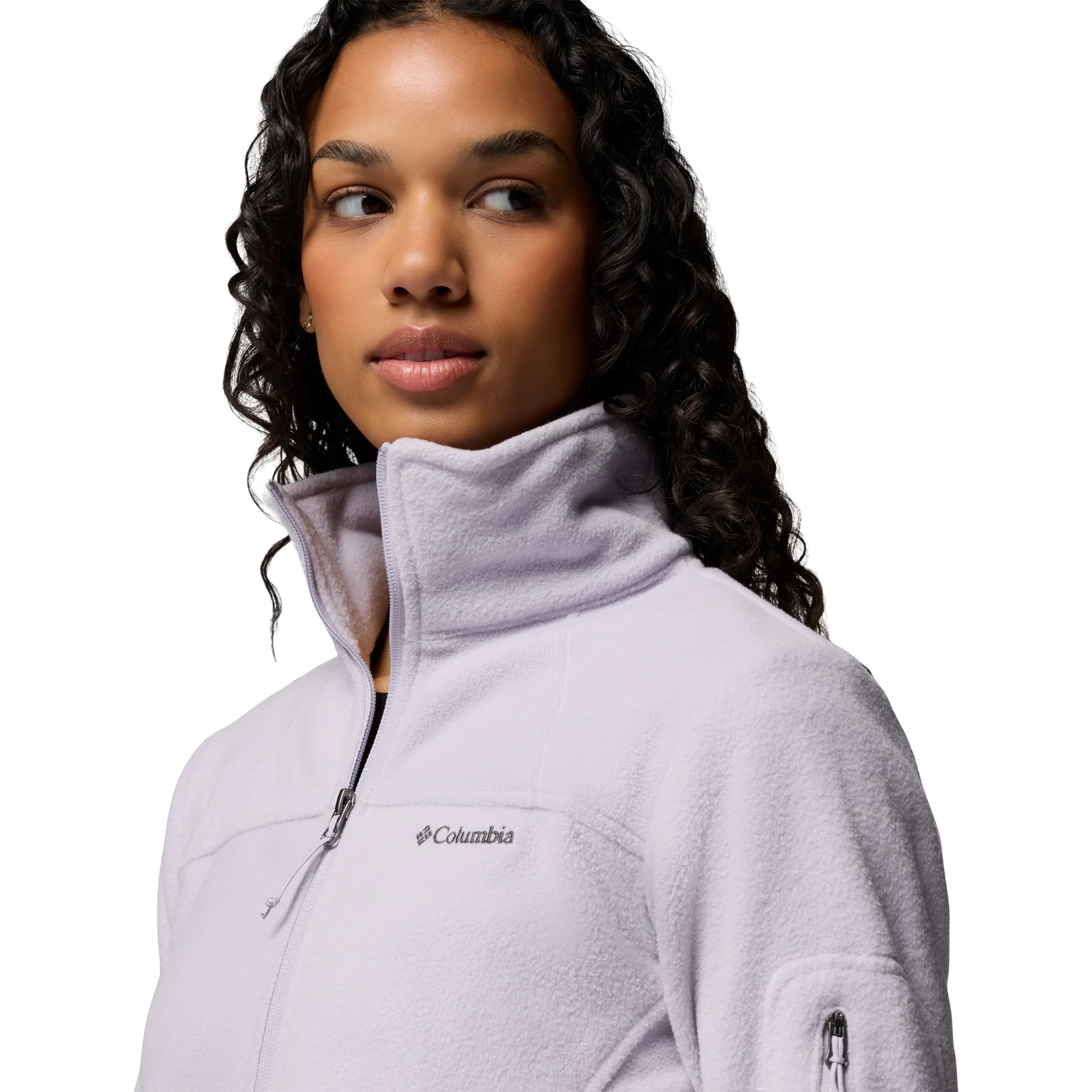 Columbia Women's Fast Trek II Full Zip Fleece (Lavender Pearl) - Image 6