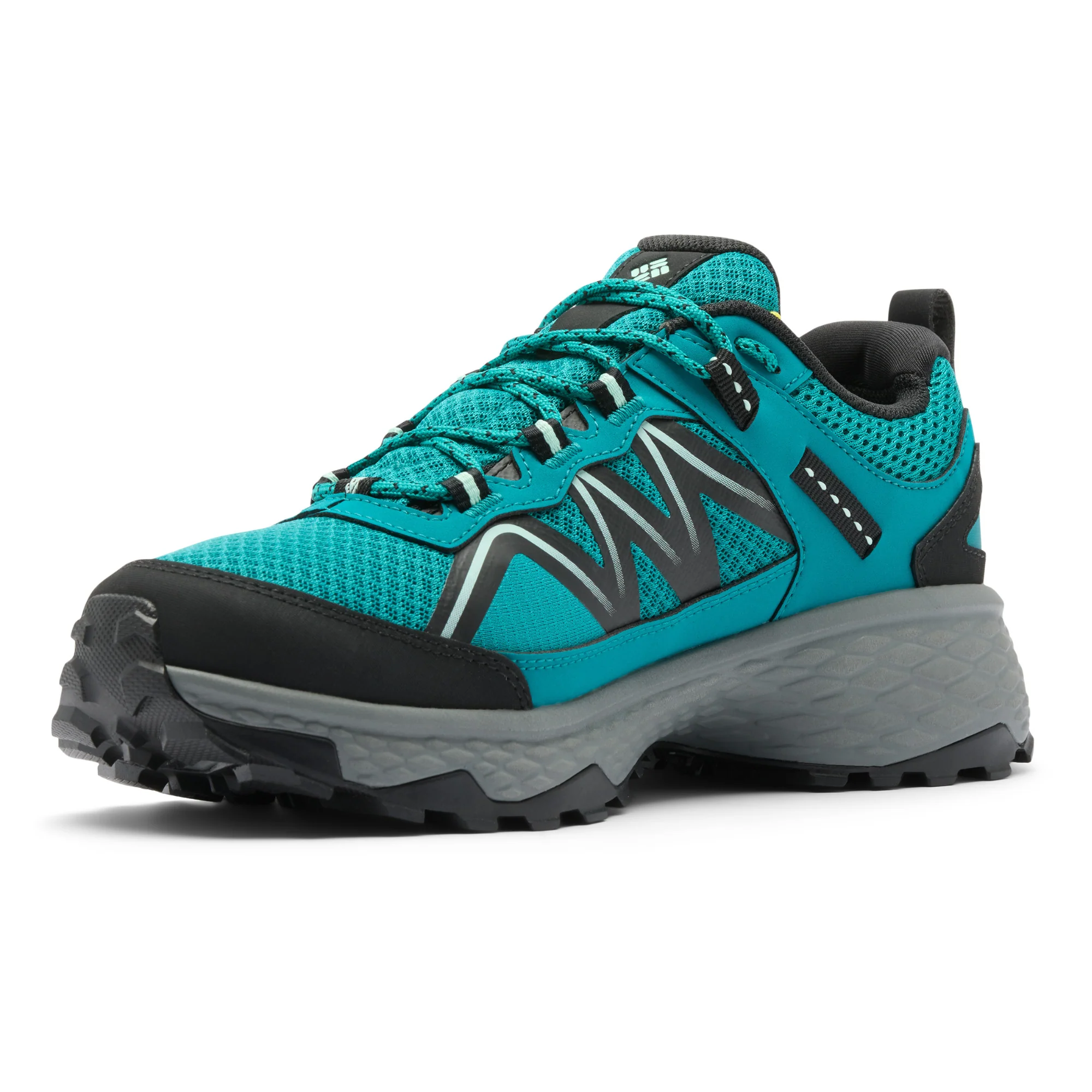 Columbia Women's Peakfreak Rush Outdry Waterproof Trail Shoes (Teal Chloride/Sea Ice) - Image 2