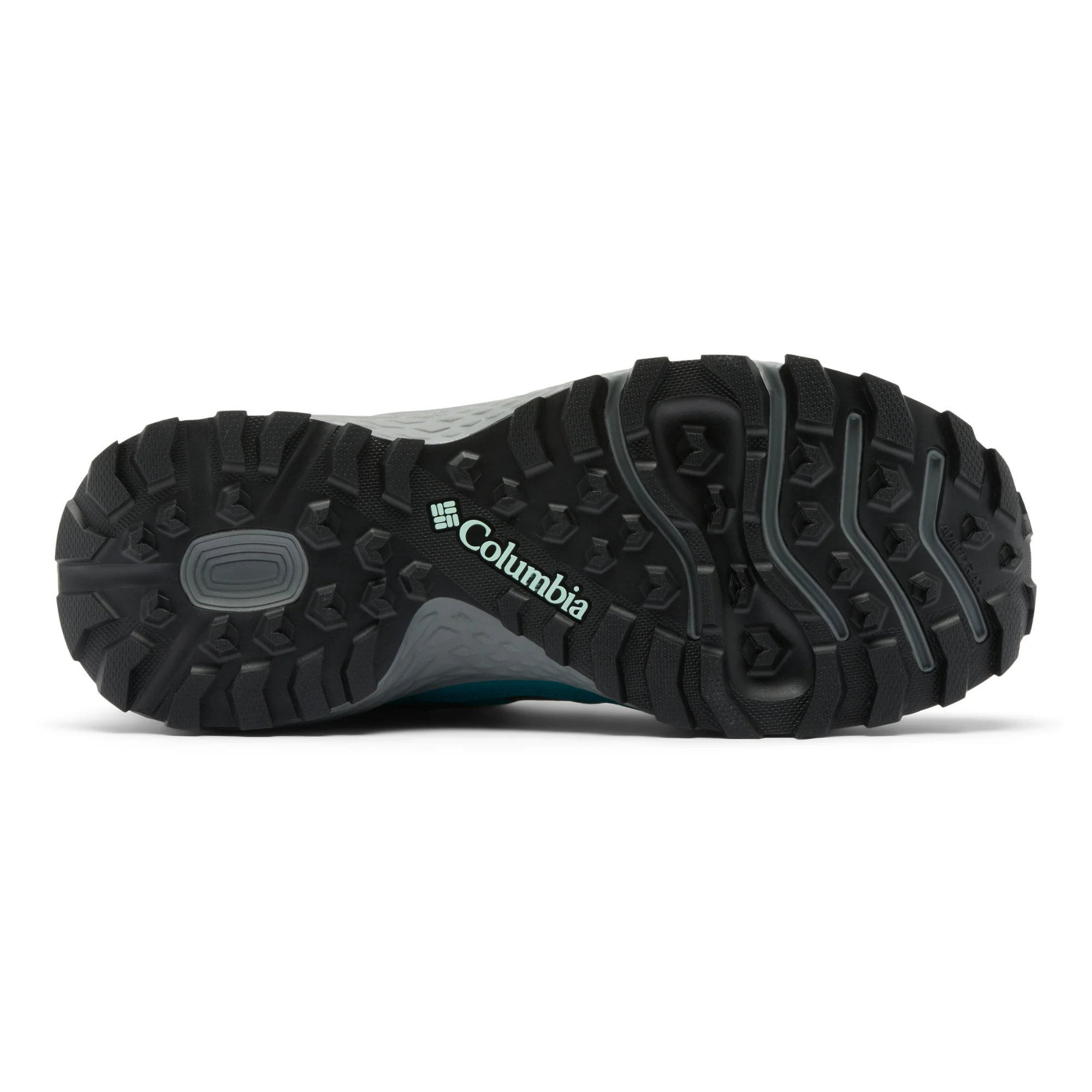 Columbia Women's Peakfreak Rush Outdry Waterproof Trail Shoes (Teal Chloride/Sea Ice) - Image 6