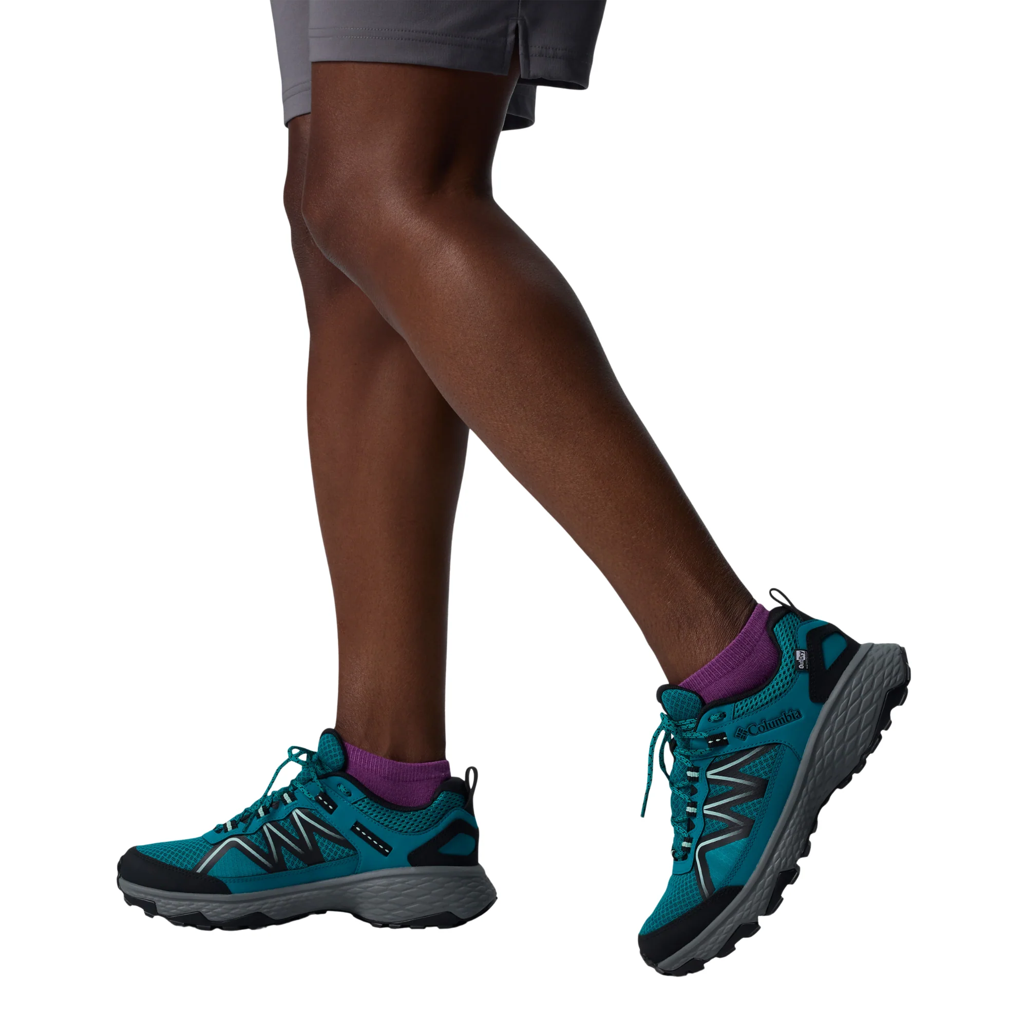 Columbia Women's Peakfreak Rush Outdry Waterproof Trail Shoes (Teal Chloride/Sea Ice) - Image 9