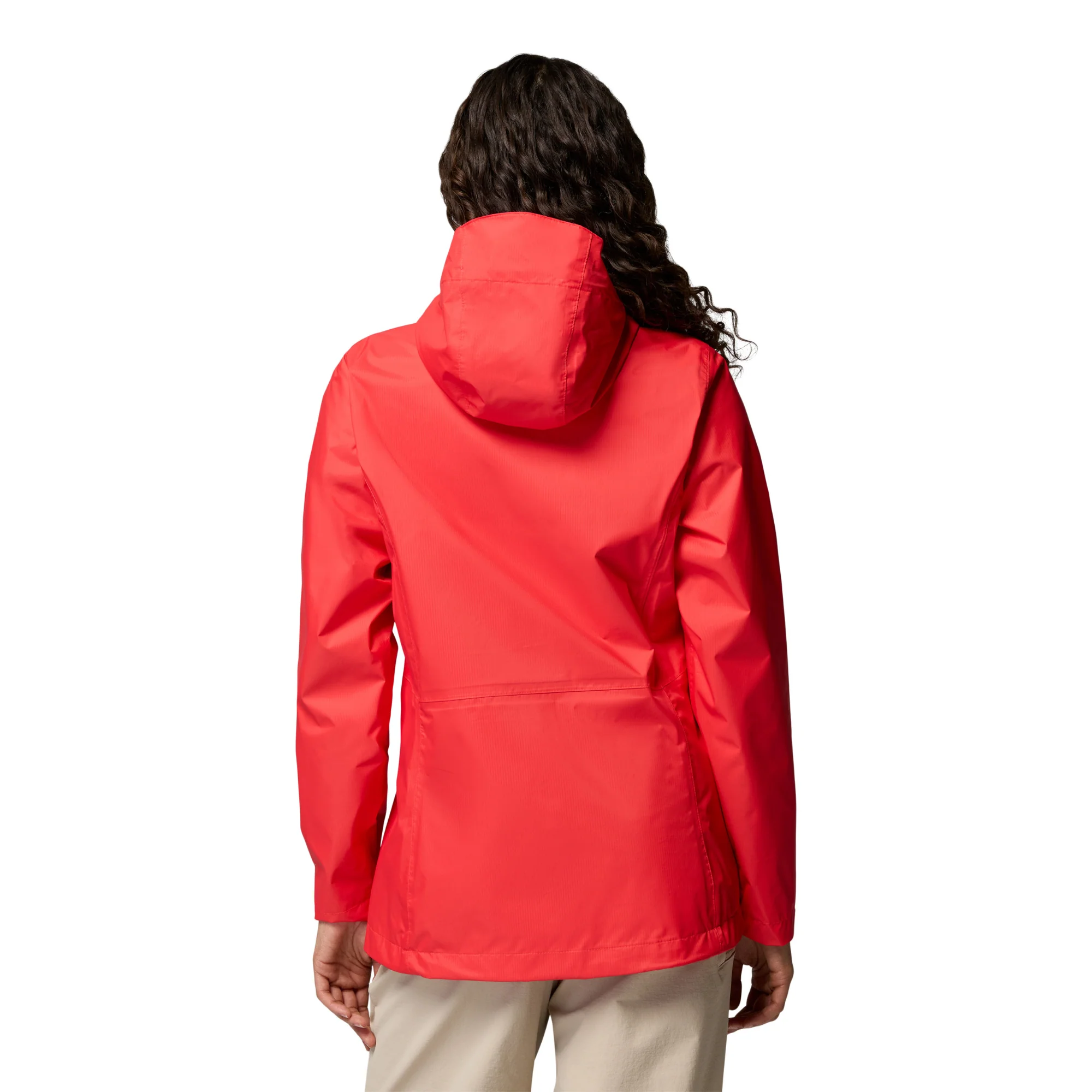 Columbia Women's Pouring Adventure III Waterproof Jacket (Poppy Red) - Image 3