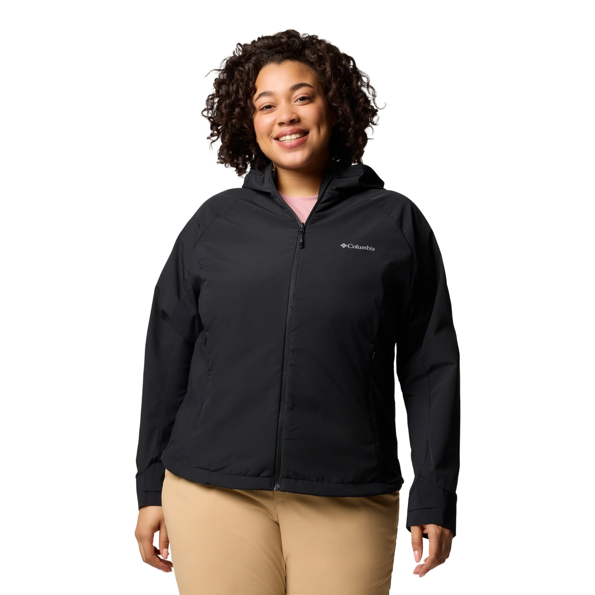 Columbia Women's Sweet As III Hooded Softshell Jacket (Black) - Image 2