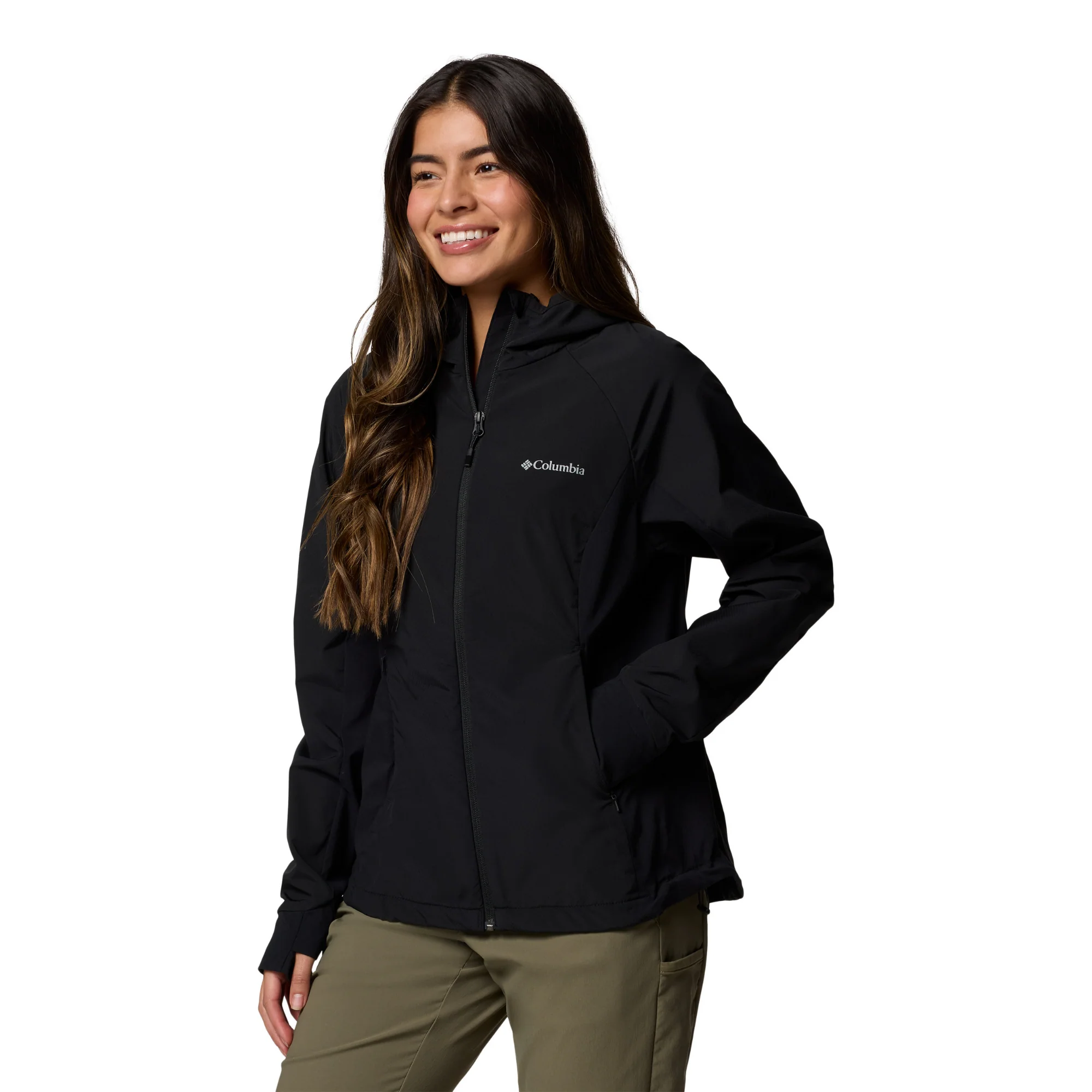 Columbia Women's Sweet As III Hooded Softshell Jacket (Black) - Image 5