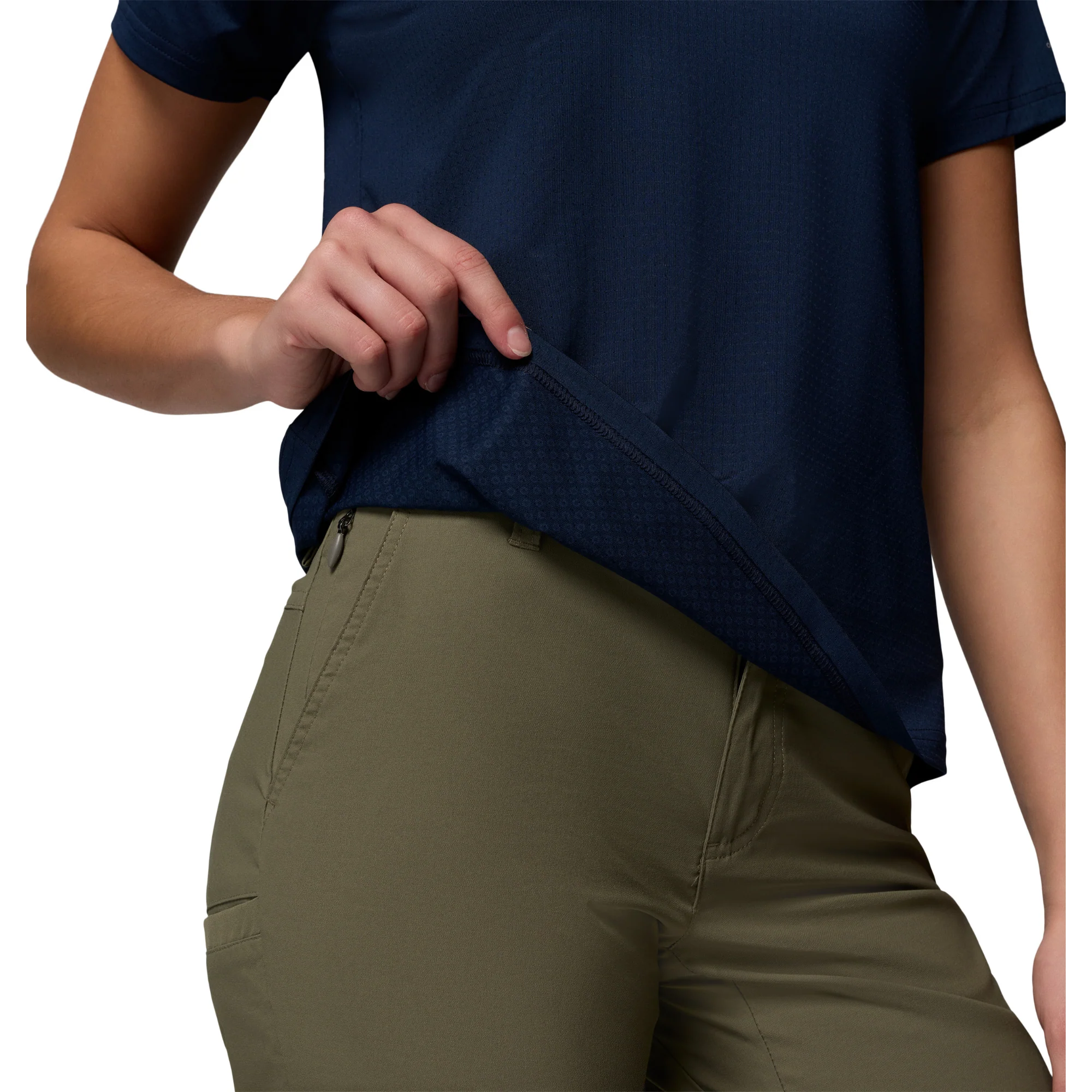 Columbia Women's Wild Springs UPF40 Short Sleeve Technical Tee (Collegiate Navy) - Image 5