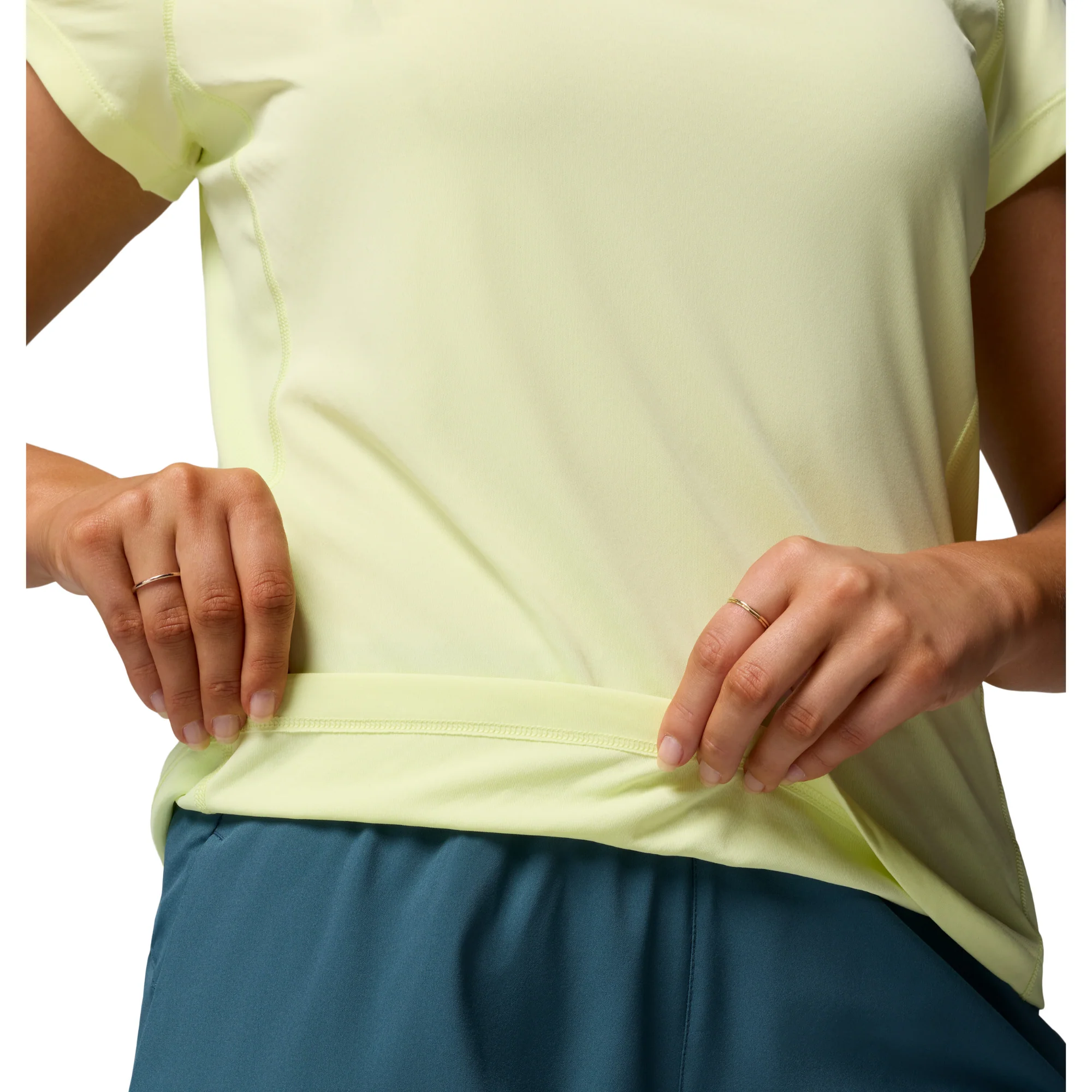 Columbia Women's Zero Rules Light Short Sleeve Crew Neck Technical Tee (Citron Haze) - Image 5