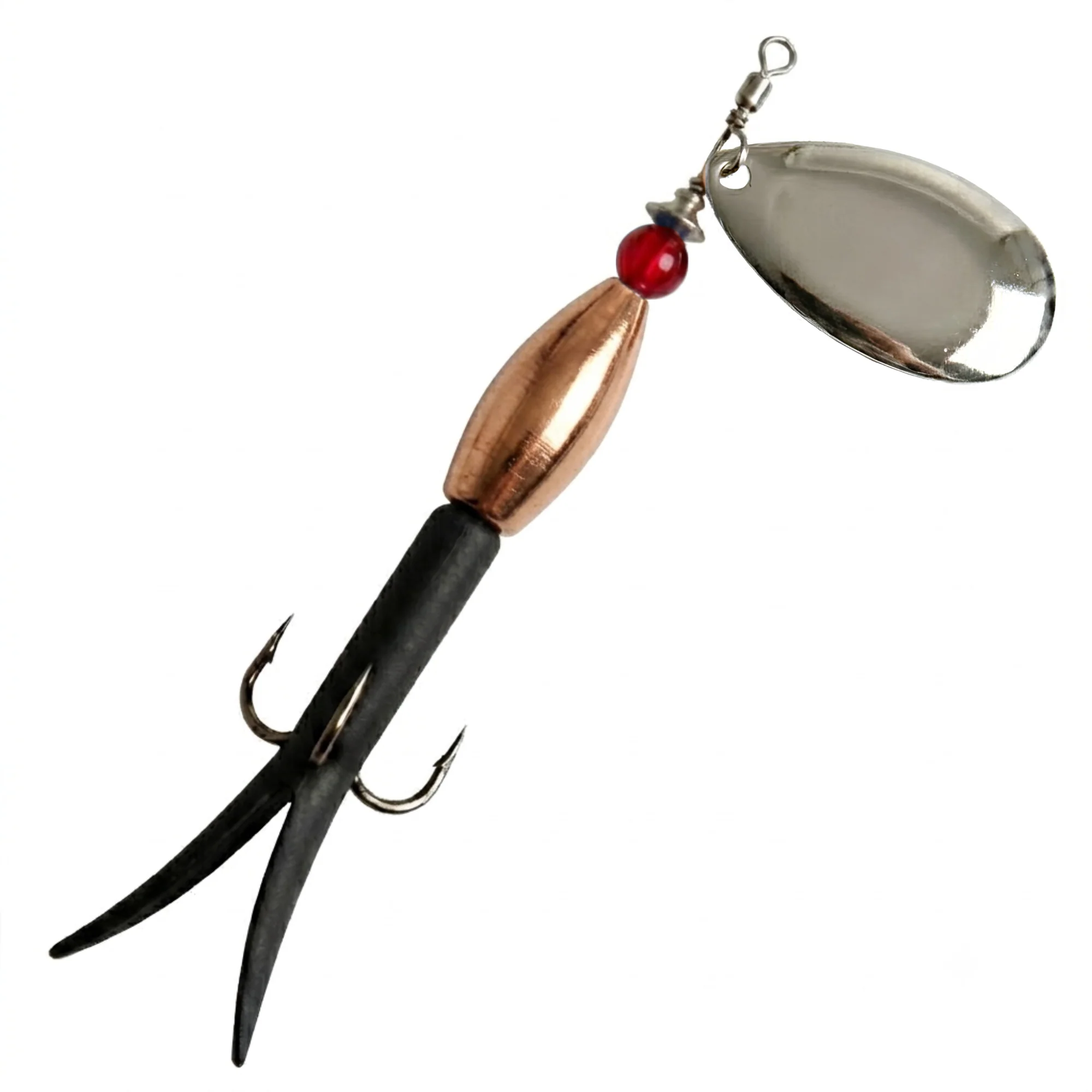 Conehead Flying C Spinning Lure (15g Silver/Copper/Black)
